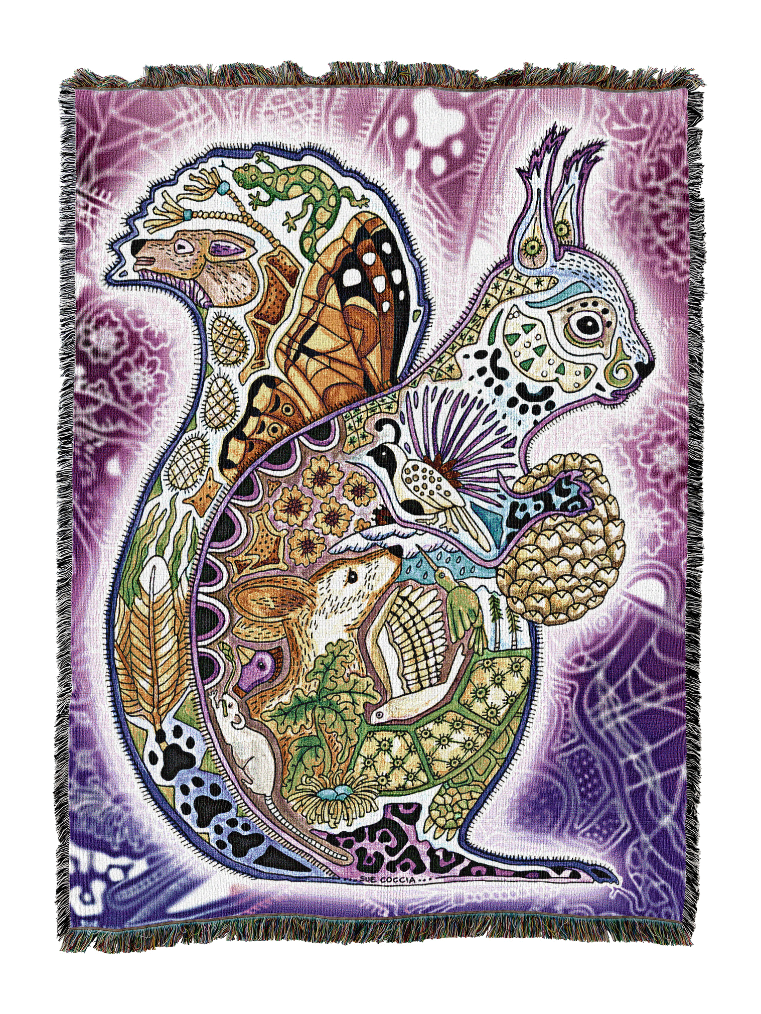 Squirrel Totem Blanket 2