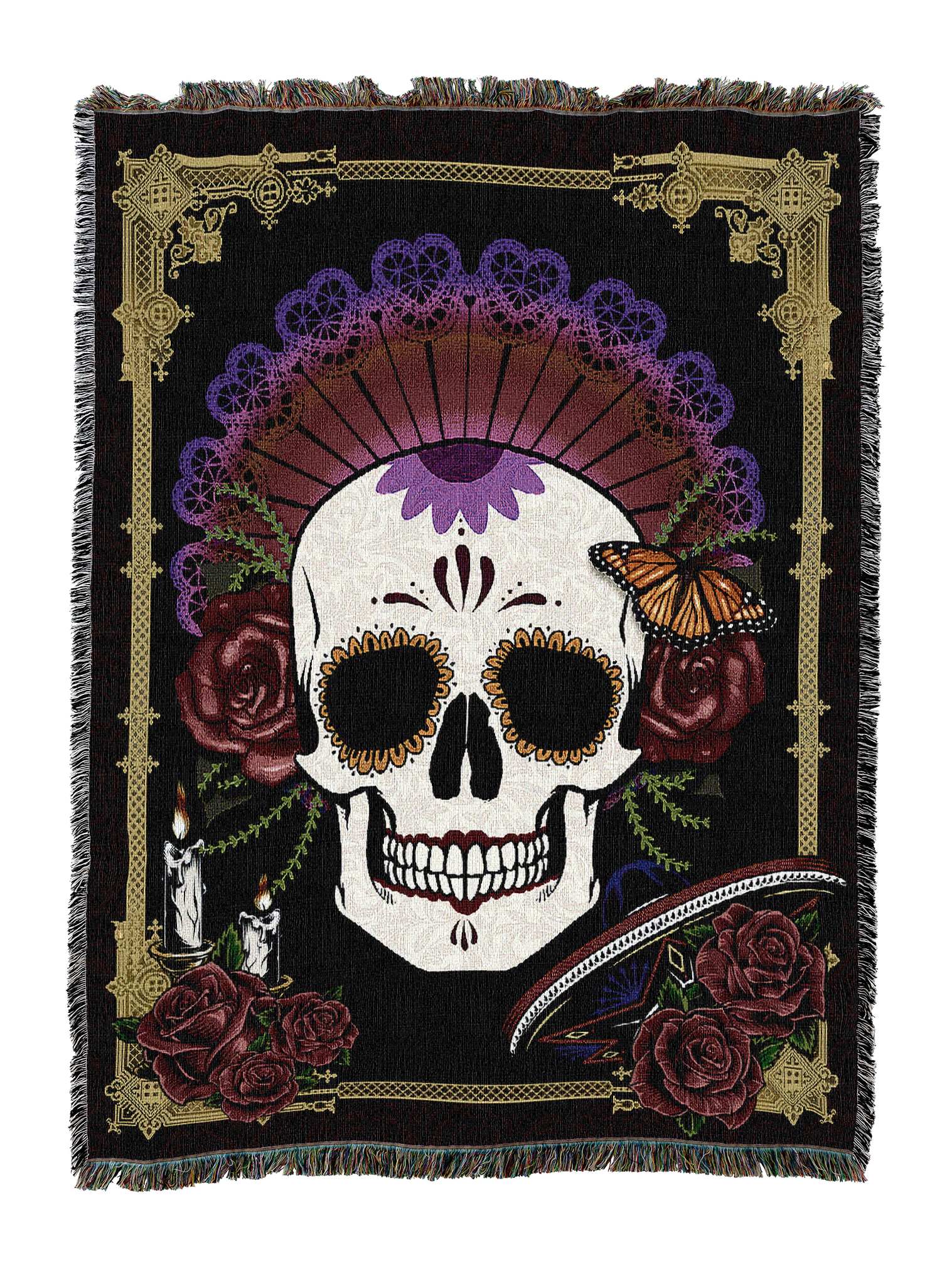 Day Of The Dead Blanket B