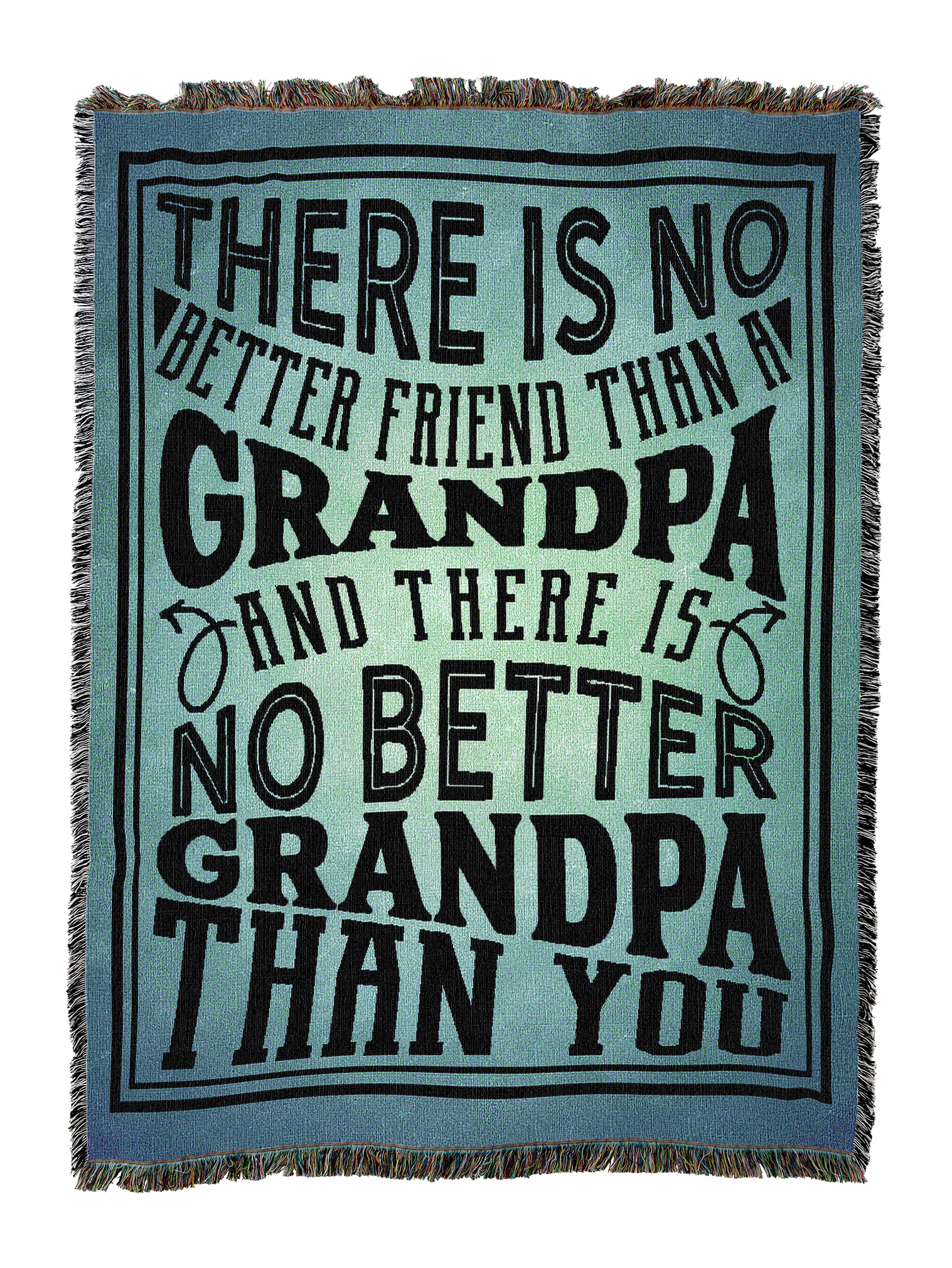 No Better Friend Grandpa Blanket B