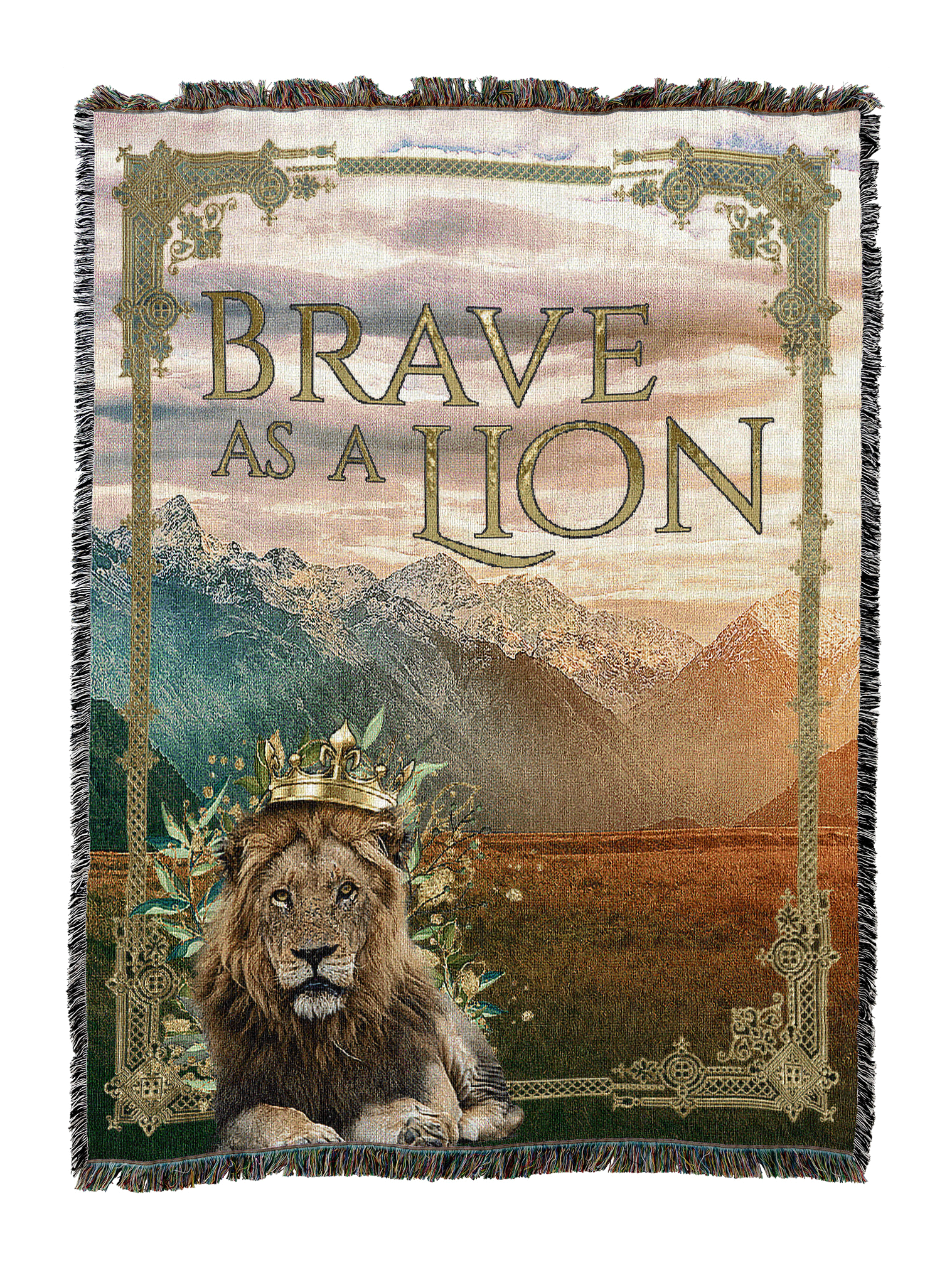 Brave As A Lion Blanket A