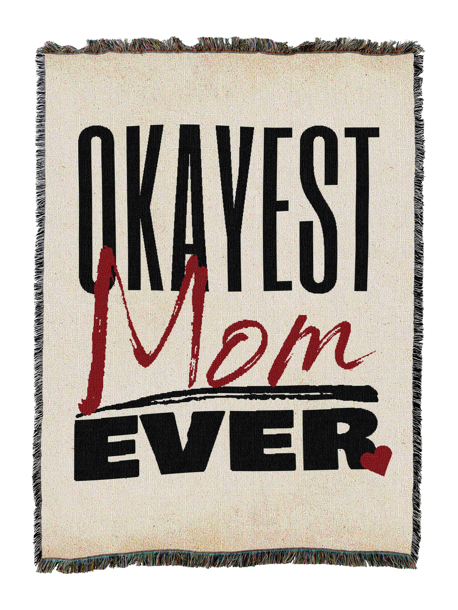 Okayest Mom Ever Blanket