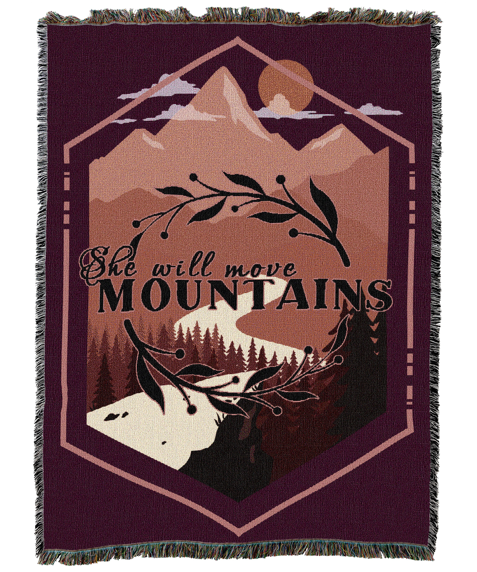 She Will Move Mountains Blanket