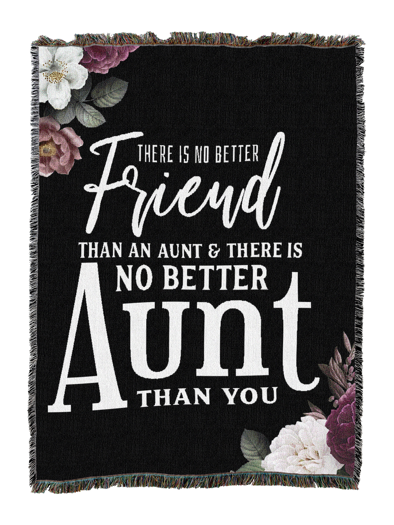 No Better Aunt Floral Blanket