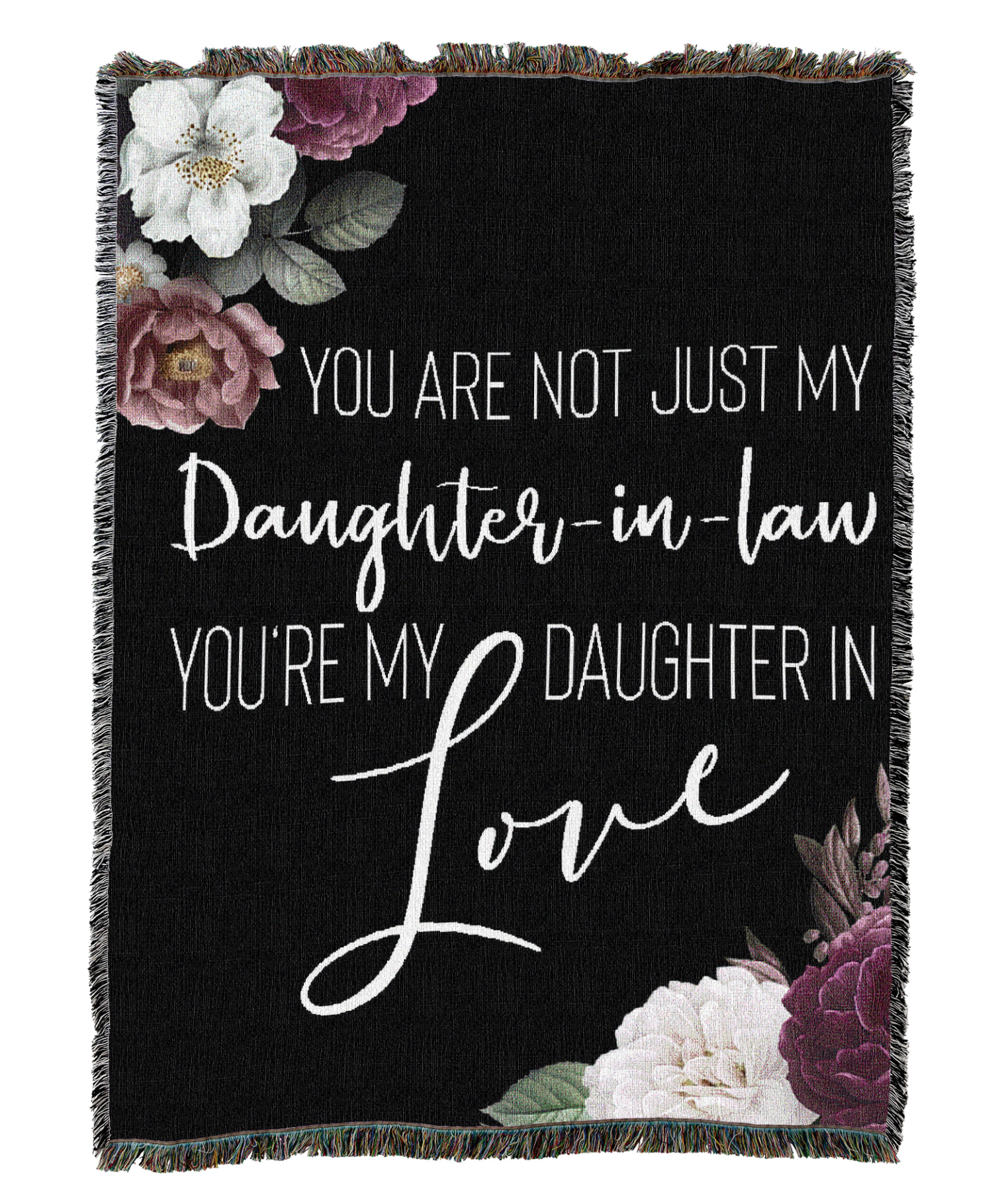 Daughter-In-Love Floral Blanket
