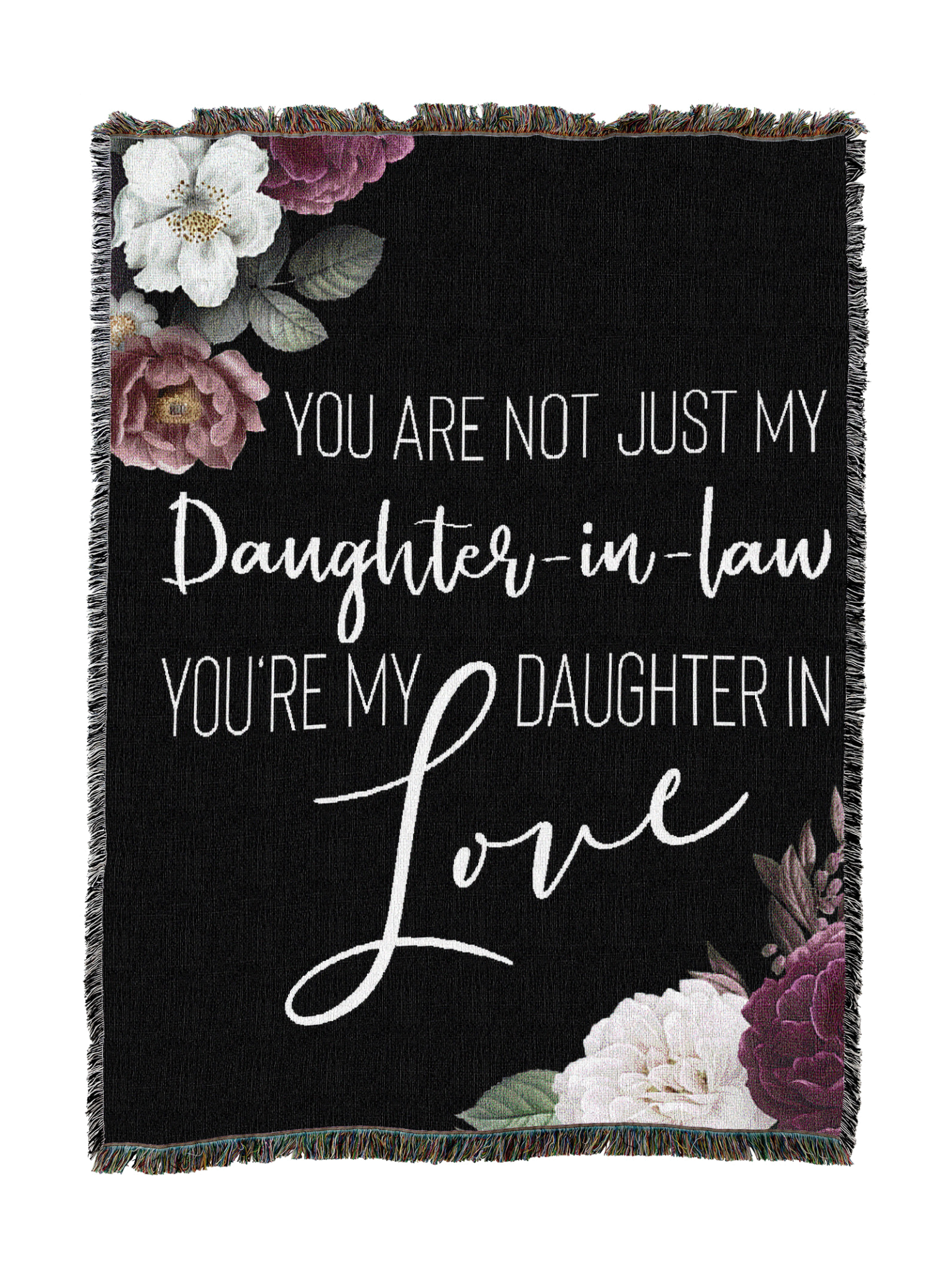 Daughter-In-Love Floral Blanket