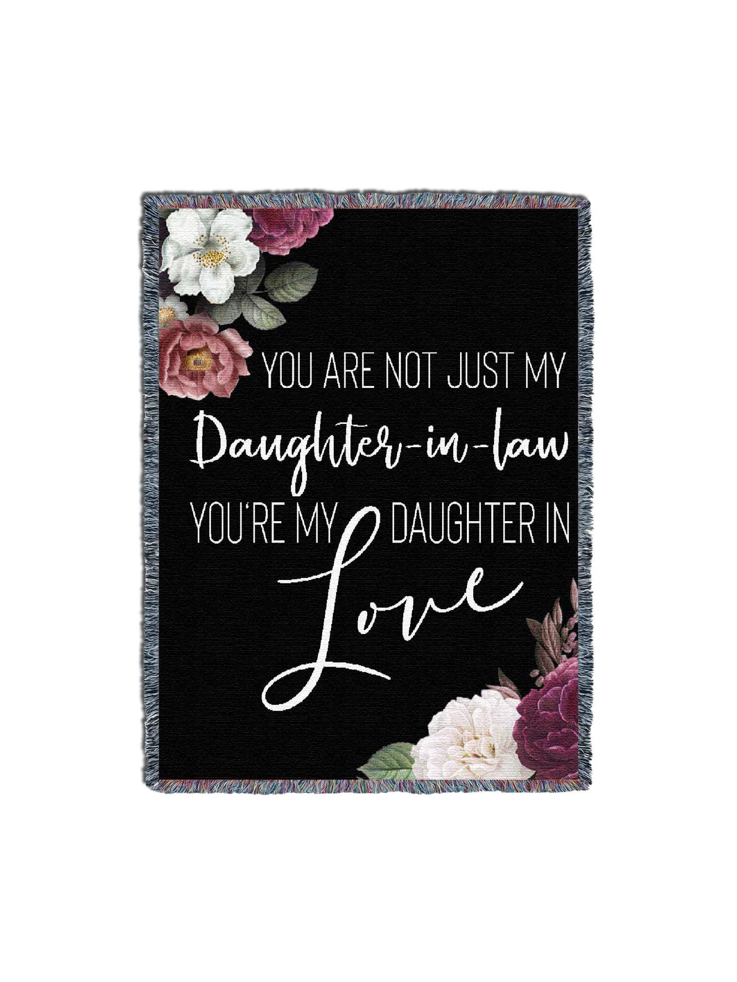 Daughter-In-Love Floral Blanket
