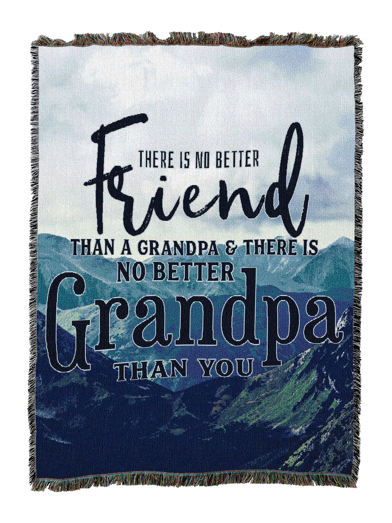 No Better Friend Grandpa Blanket A
