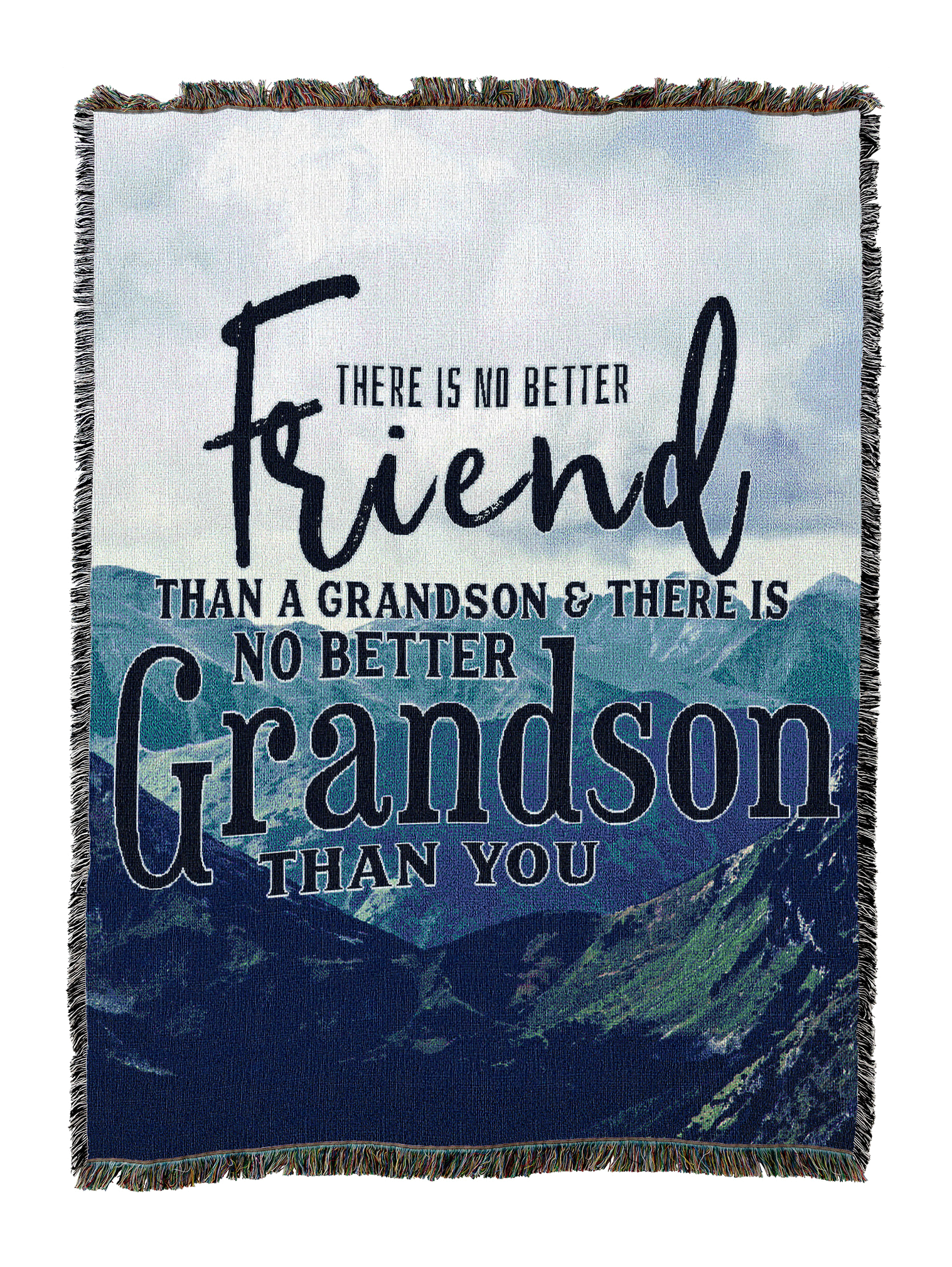 No Better Friend Grandson Blanket