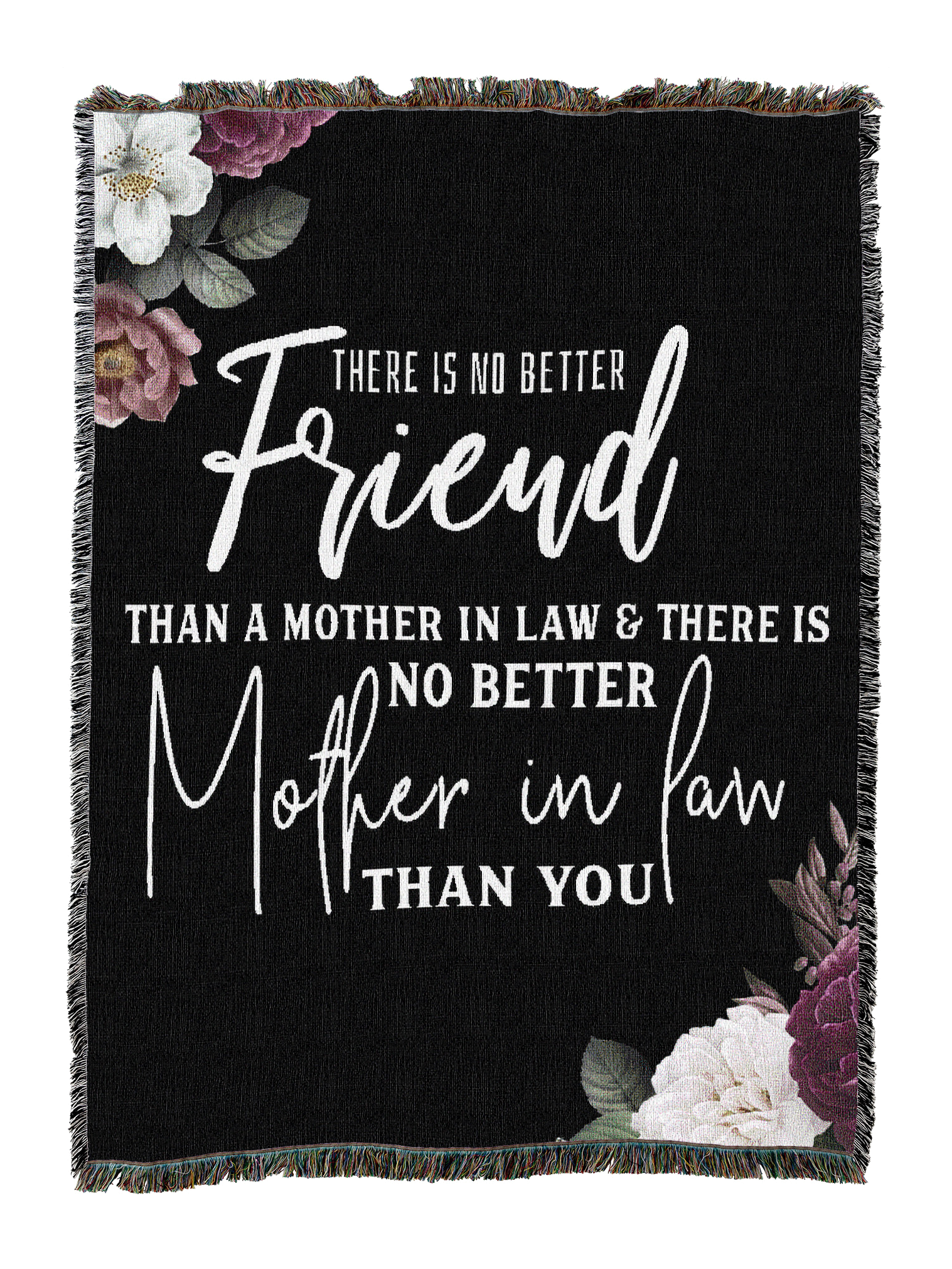 No Better Mother-In-Law Floral Blanket