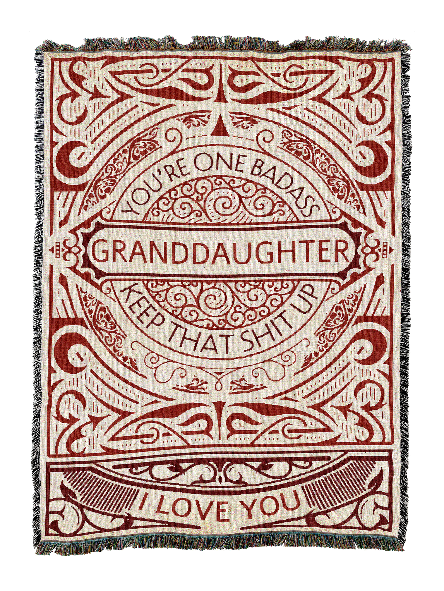 Badass Granddaughter Blanket