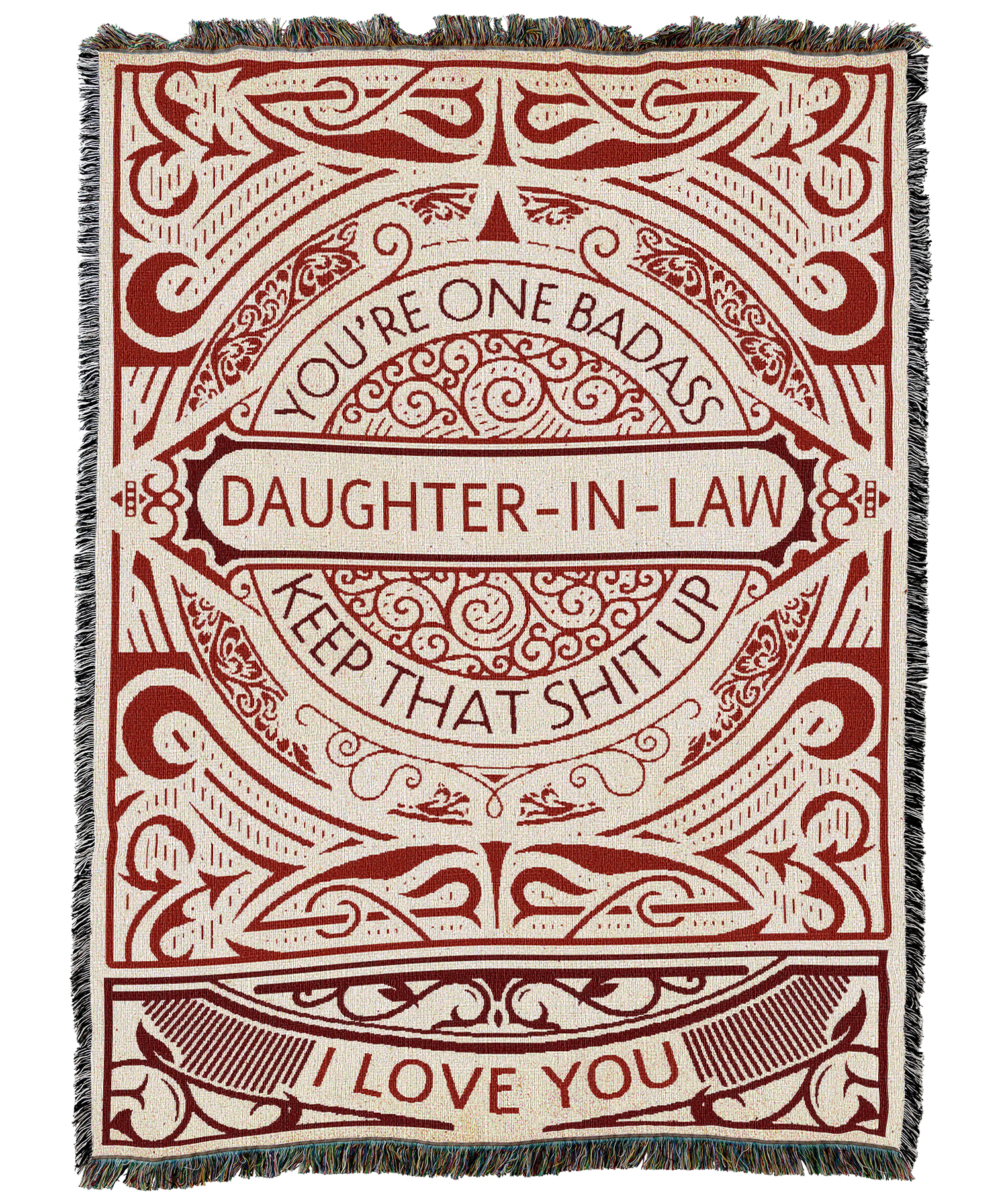 Badass Daughter-In-Law Blanket