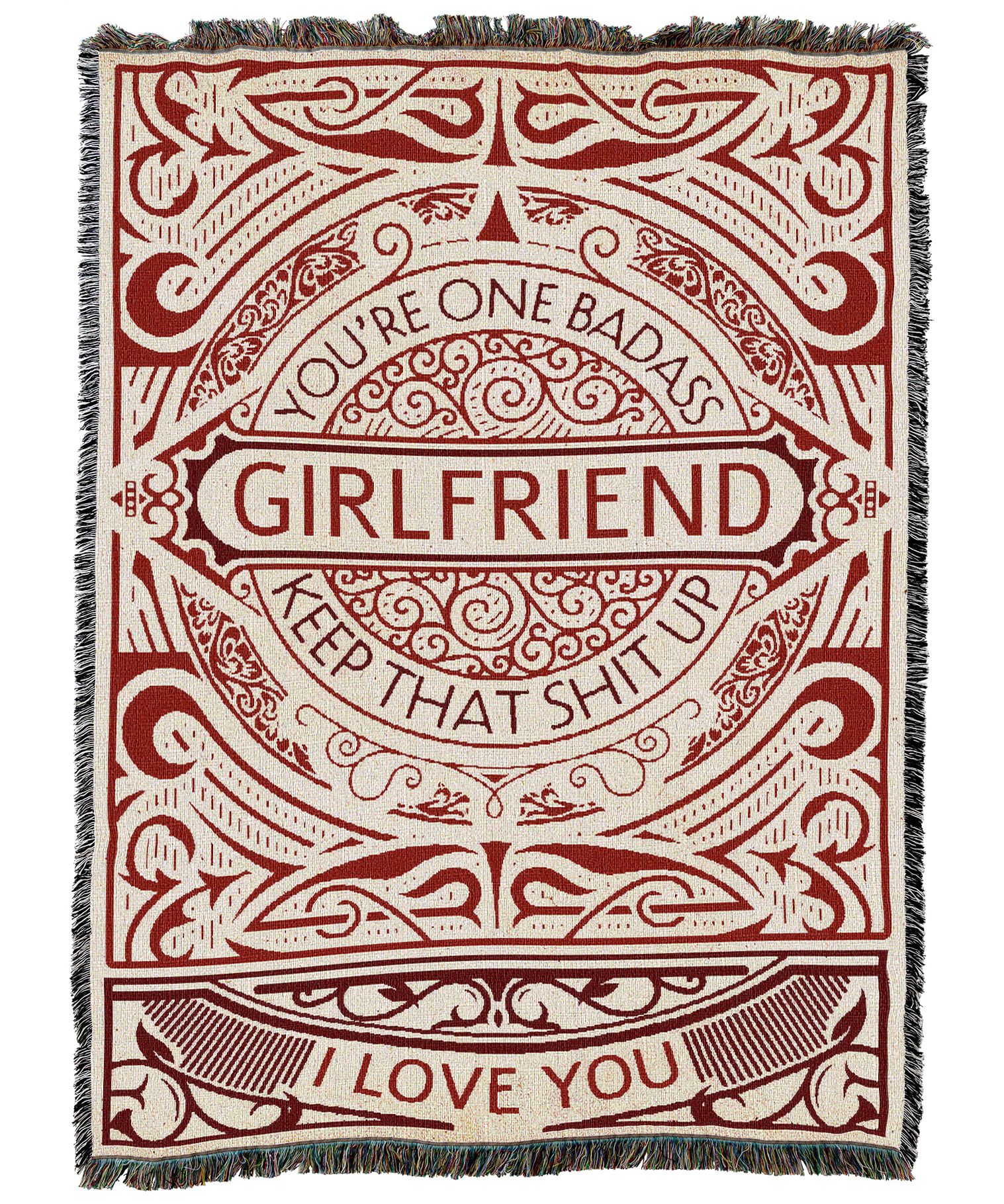 Badass Girlfriend Blanket