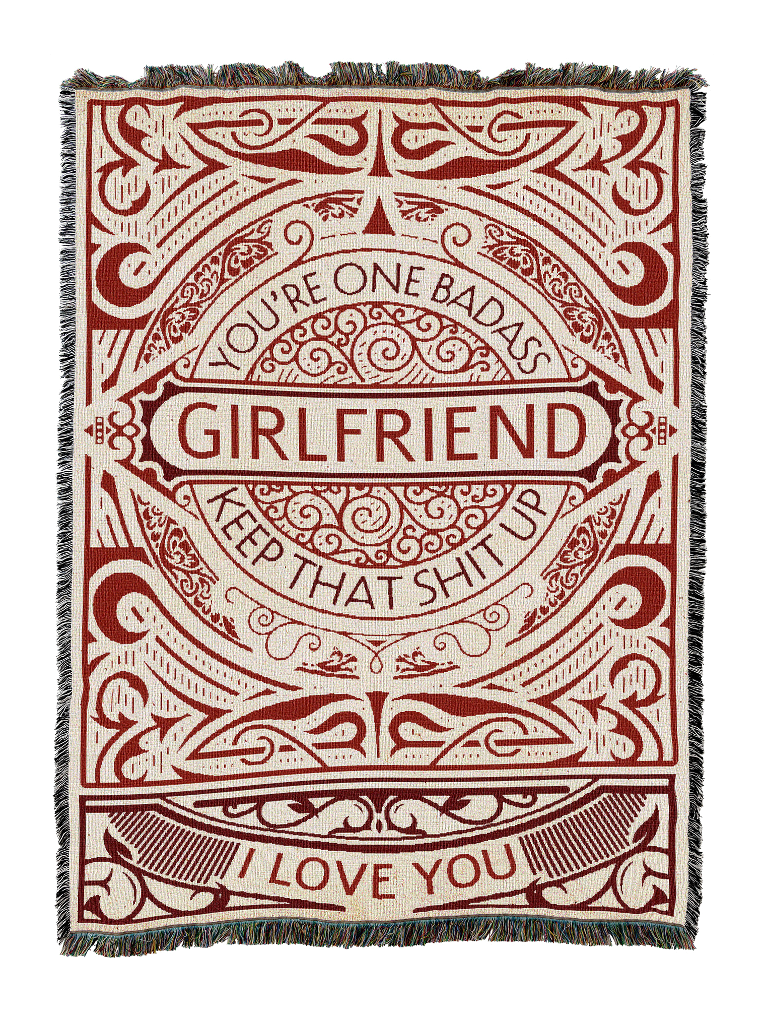 Badass Girlfriend Blanket