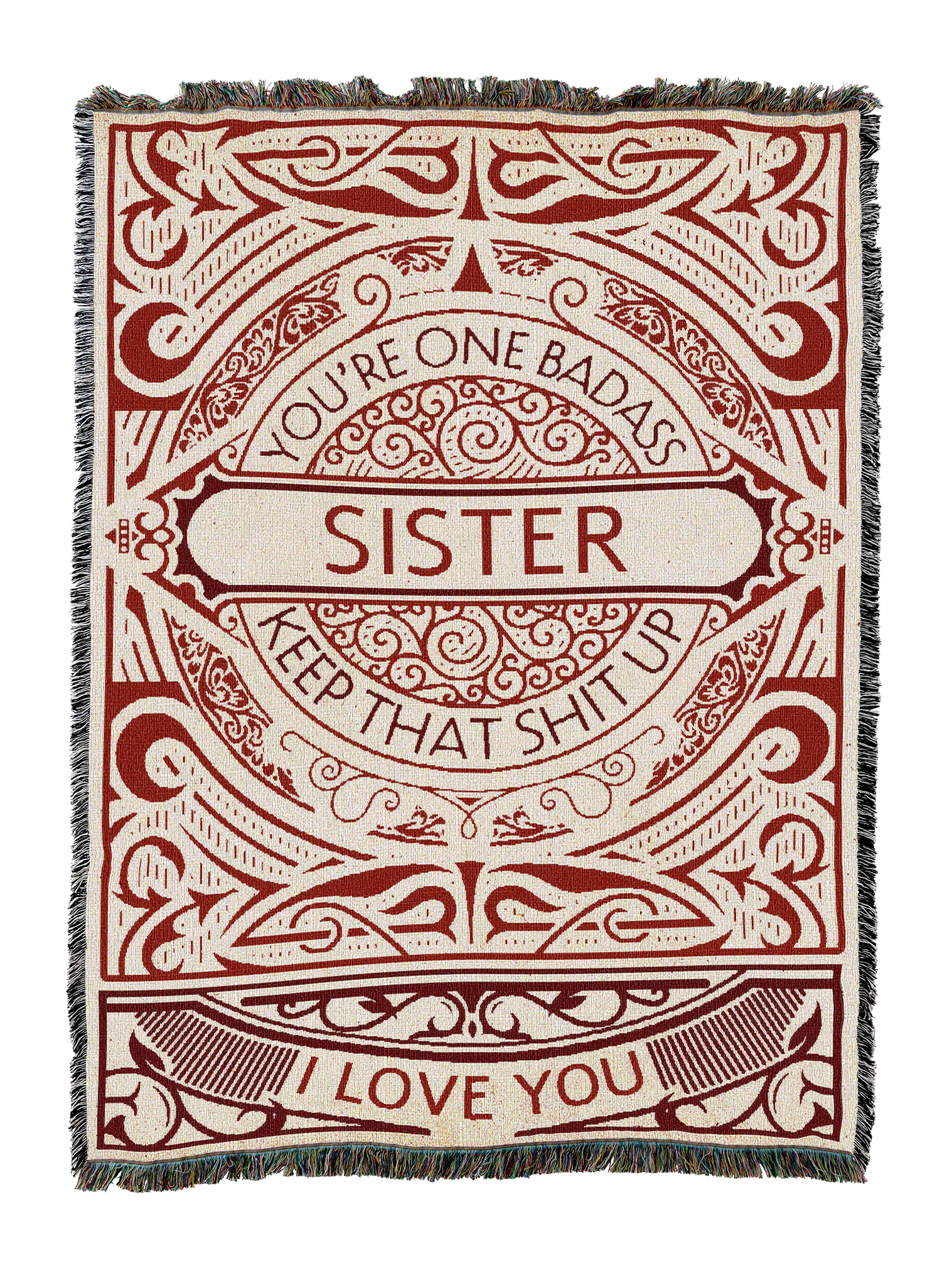 Badass Sister Blanket