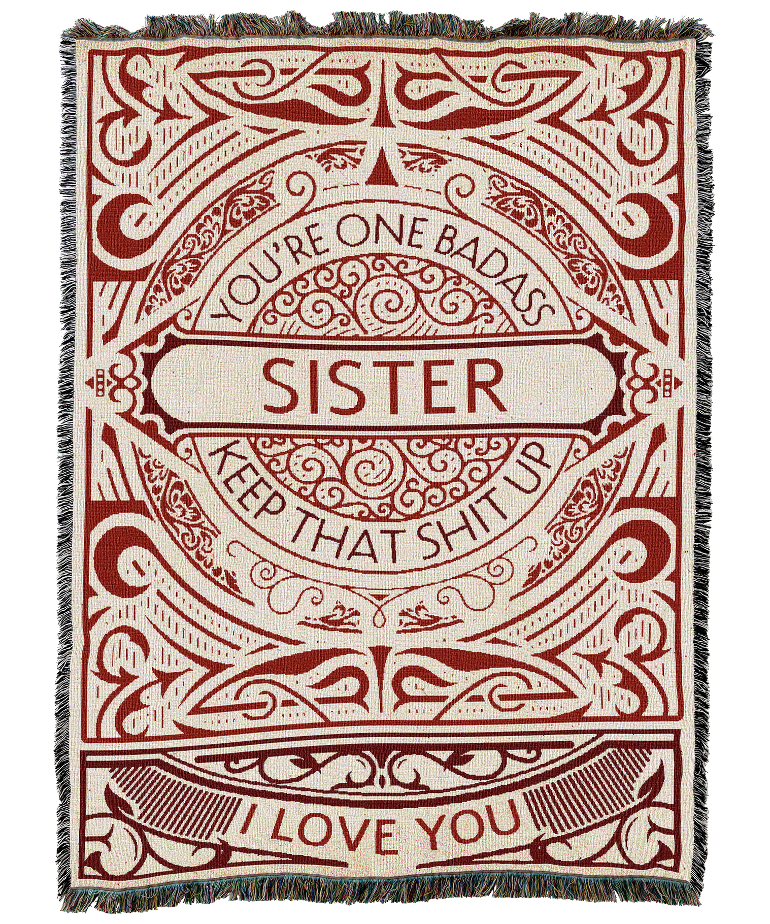 Badass Sister Blanket