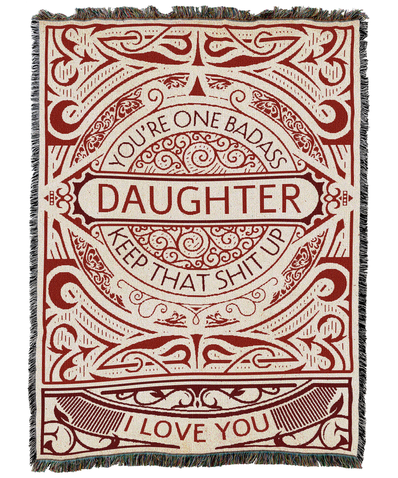 Badass Daughter Blanket