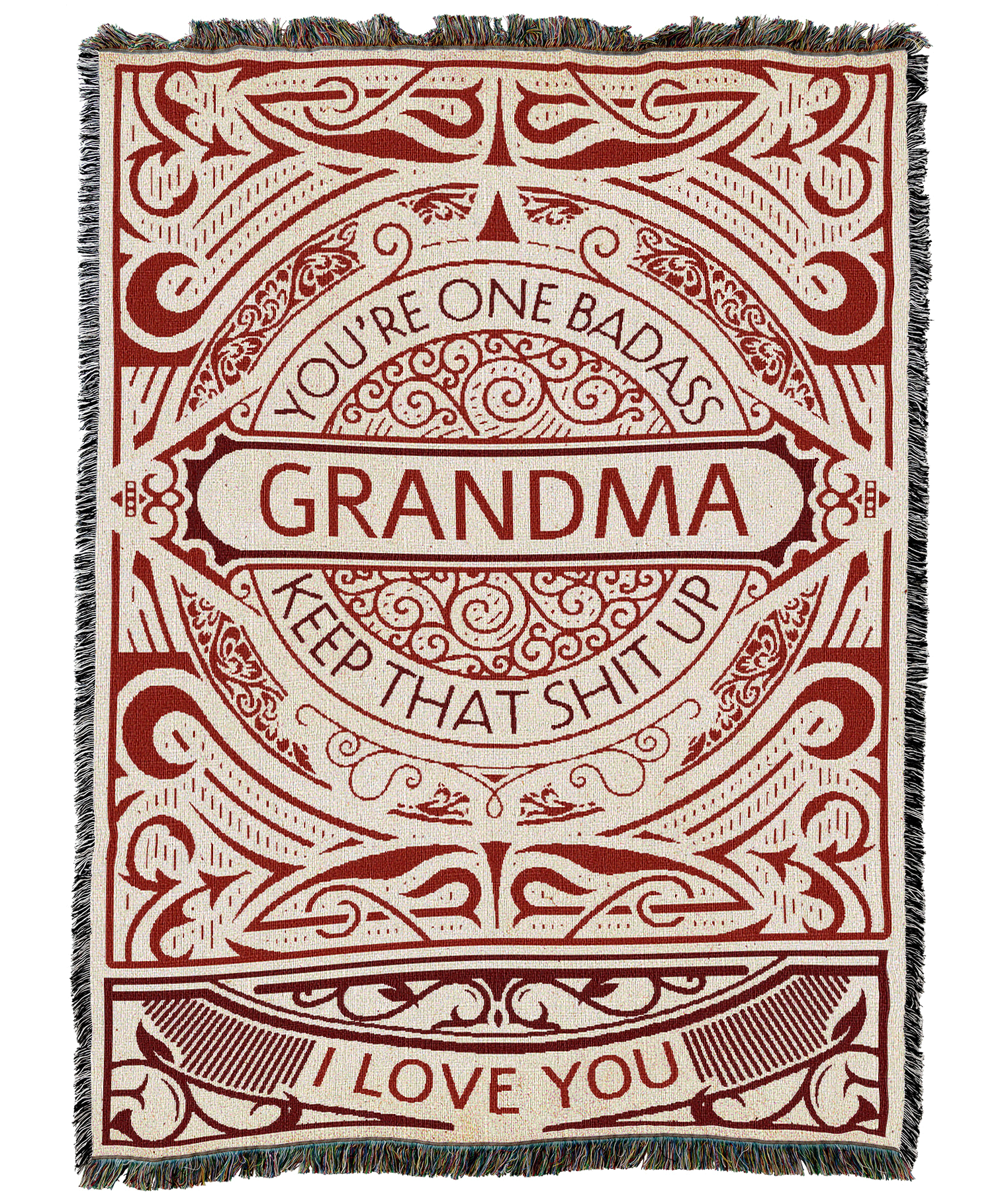 Badass Grandma Blanket