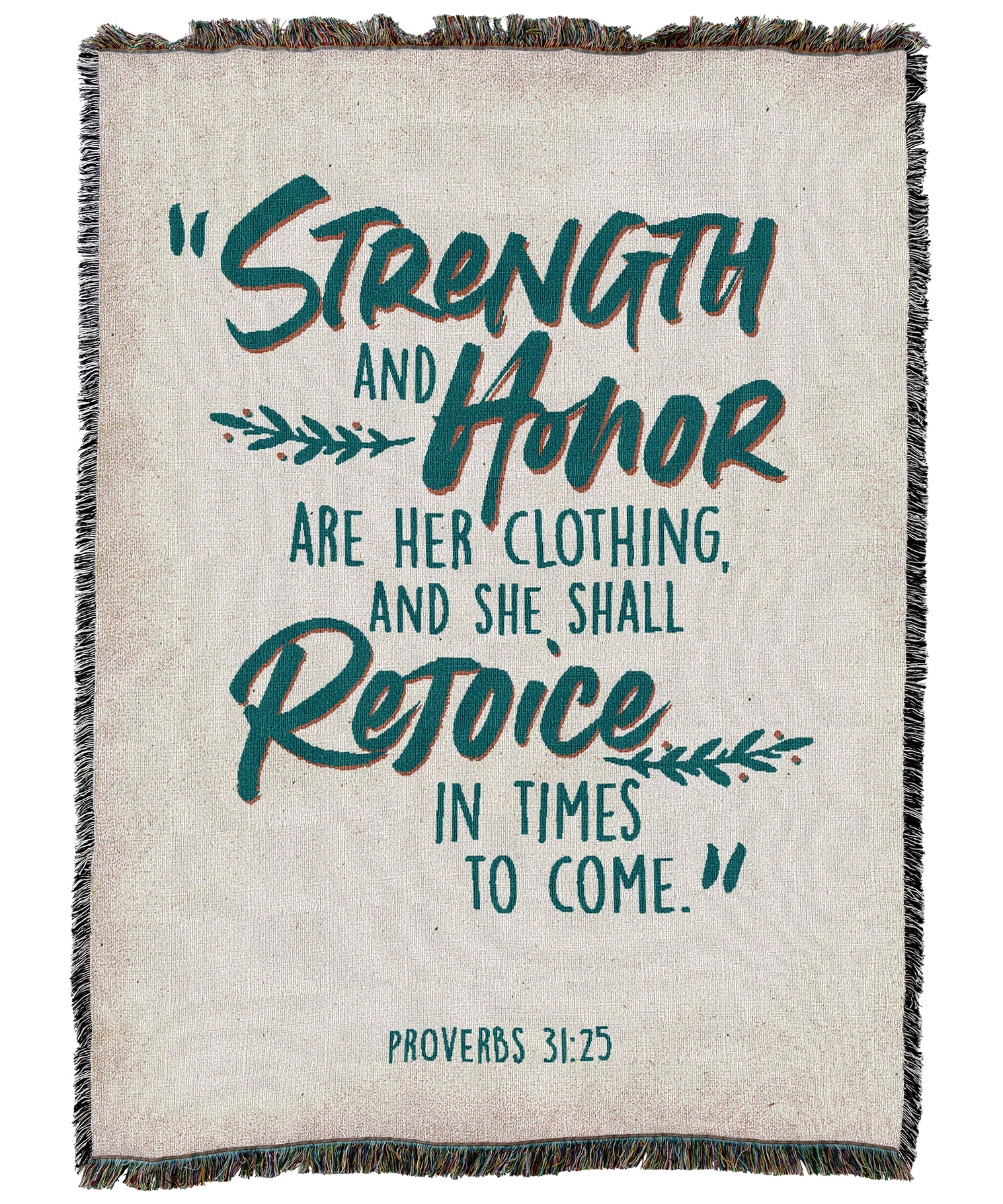 Strength And Honor Blanket