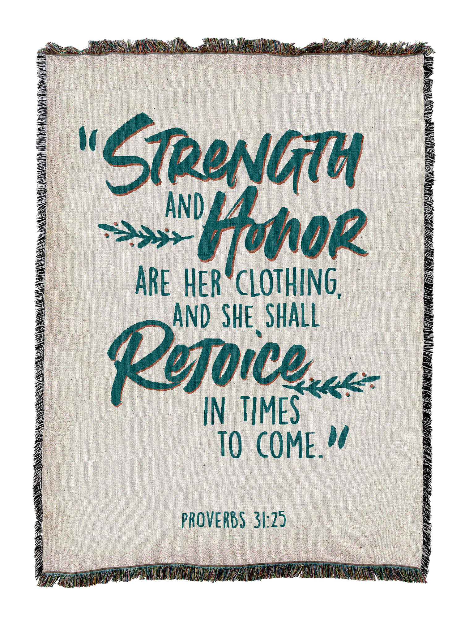 Strength And Honor Blanket