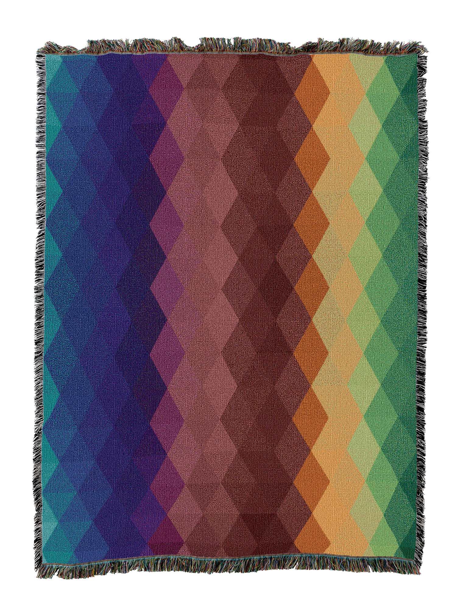 Diamond Rainbow Blanket