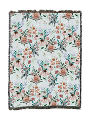 Floral-Pink Bloom Blanket