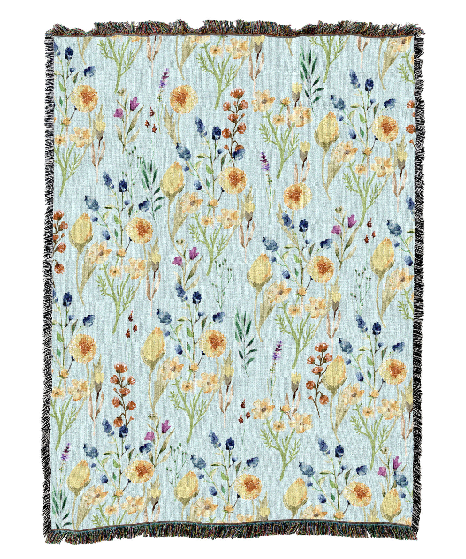 Floral-Yellow Bloom Blanket
