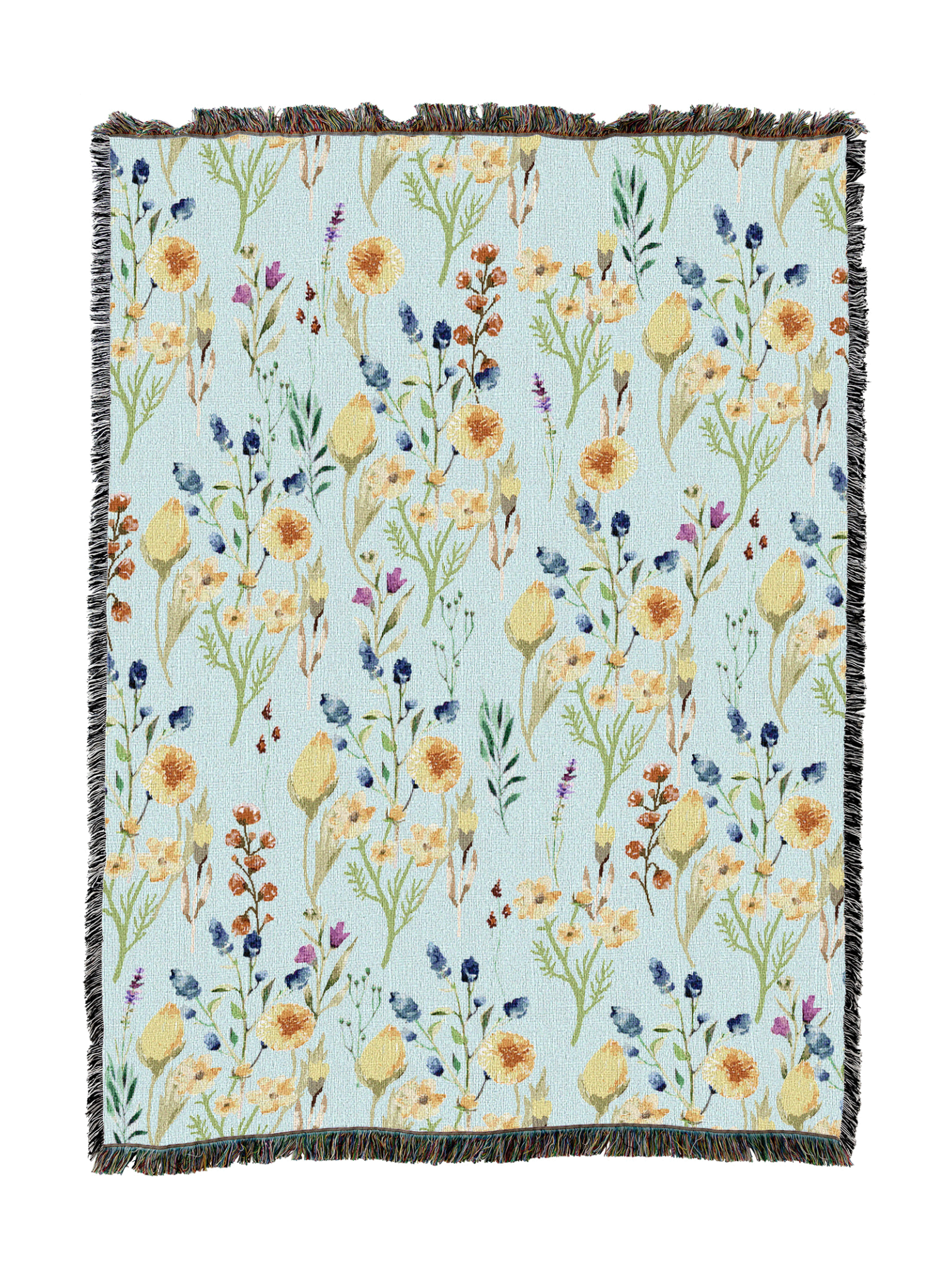Floral-Yellow Bloom Blanket