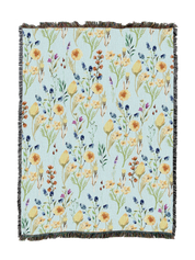 Floral-Yellow Bloom Blanket