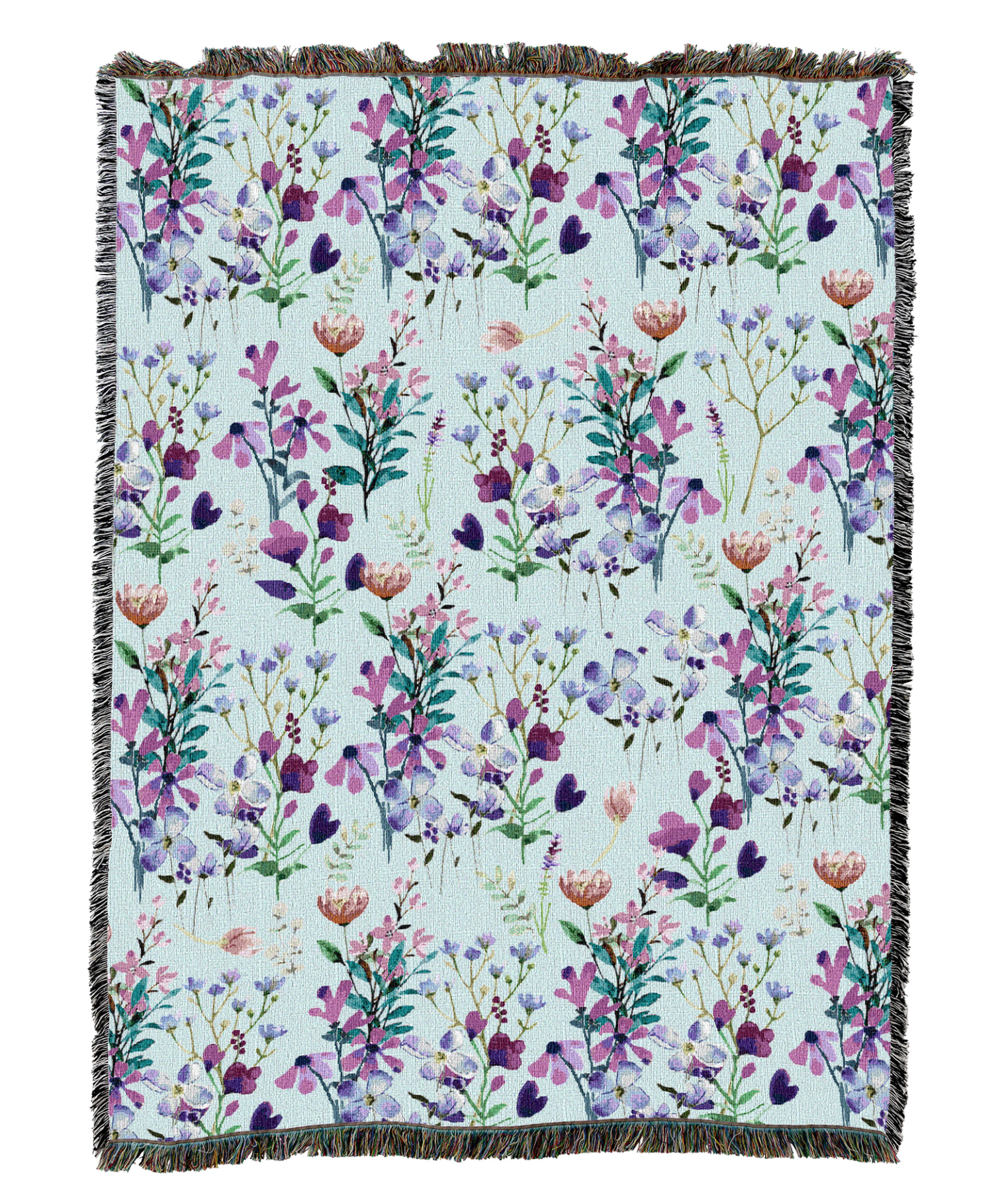 Floral-Purple Bloom Blanket