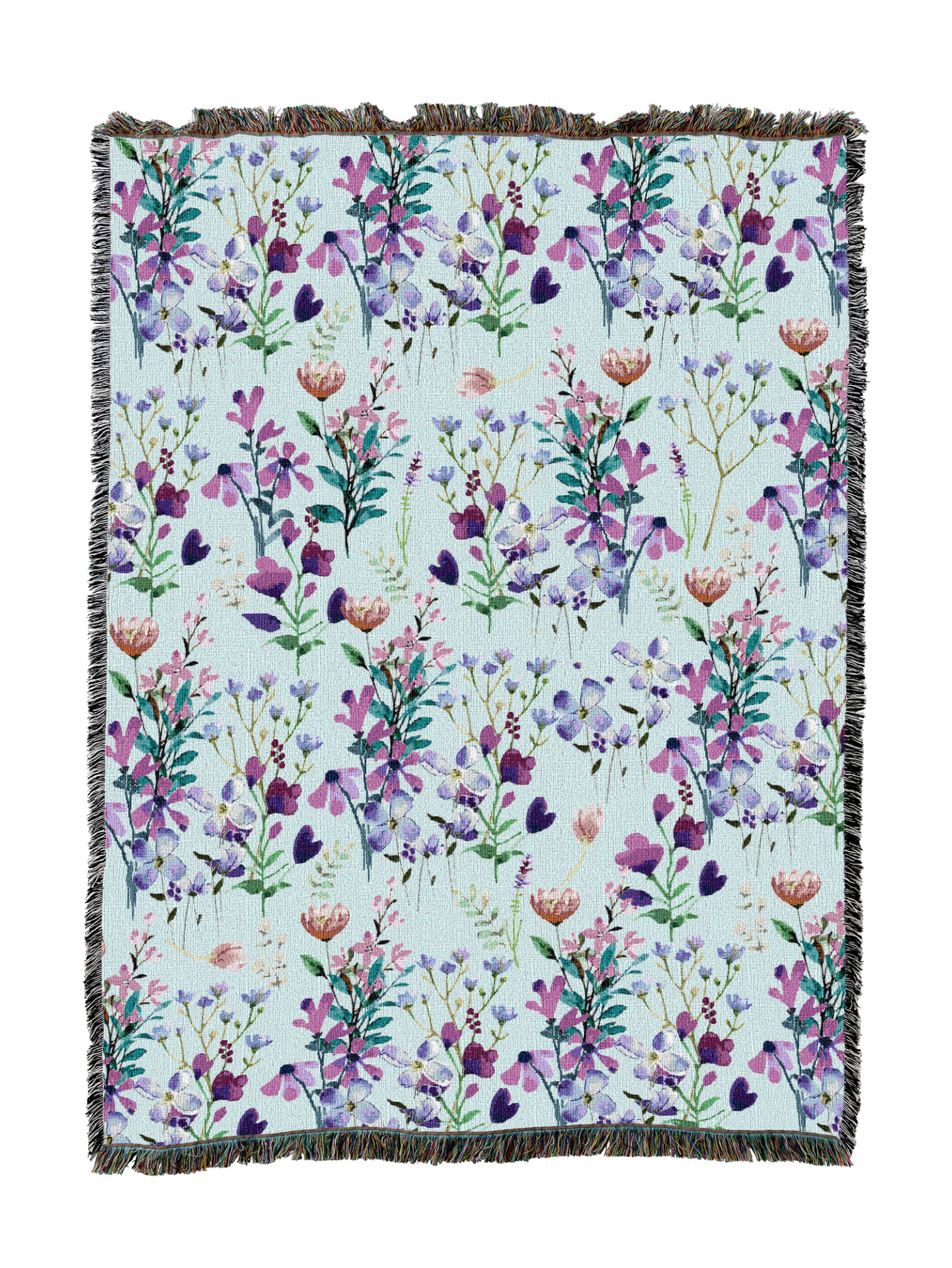 Floral-Purple Bloom Blanket