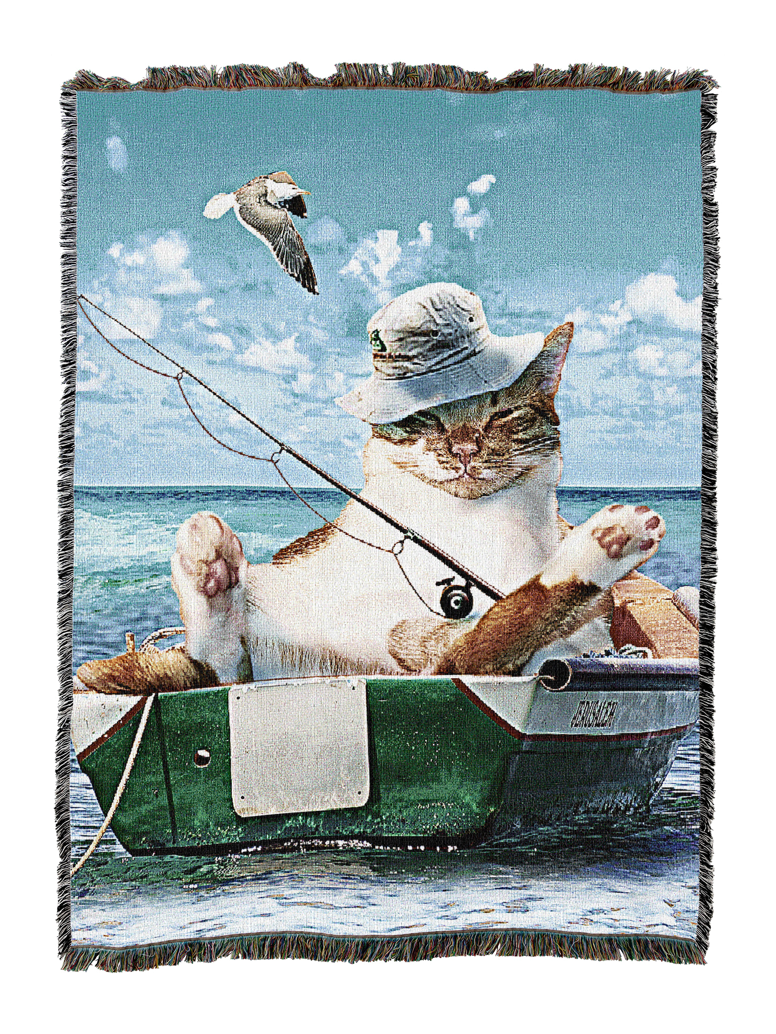 Cat Fishing Blanket