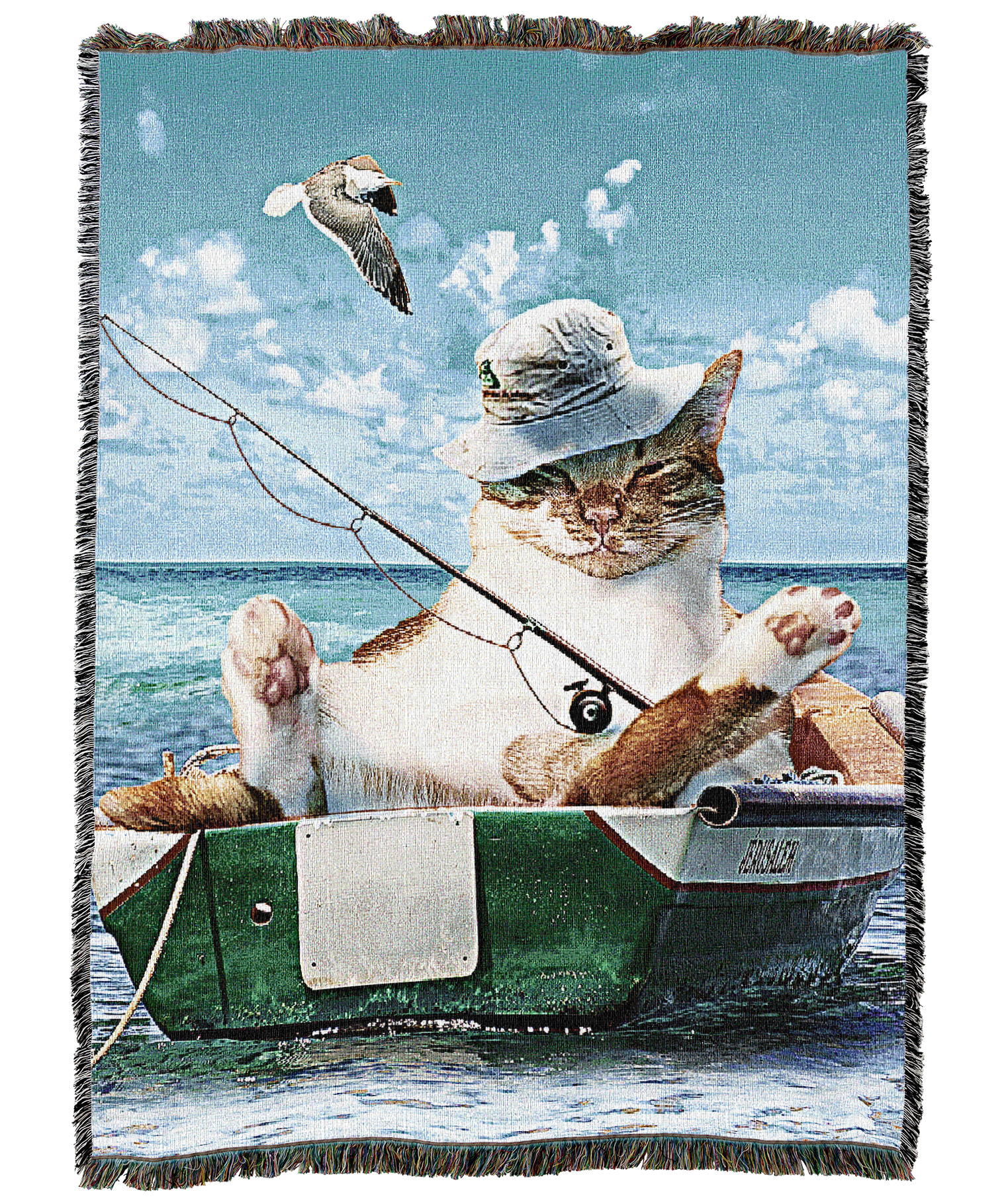 Cat Fishing Blanket