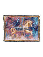 Carousel Horse Merry Go Round Blanket