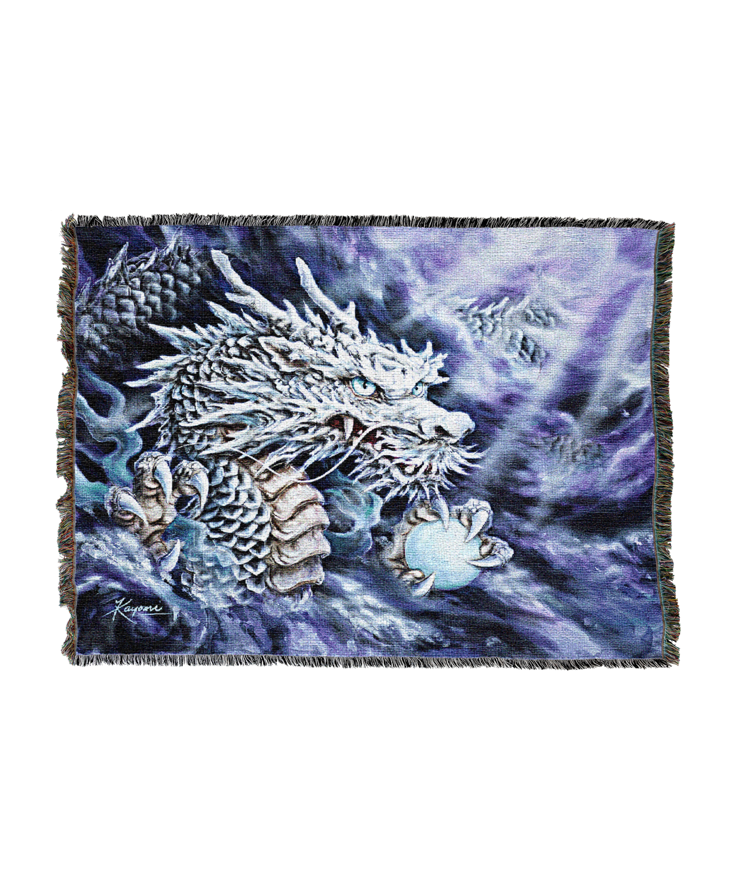 Silver Dragon Blanket