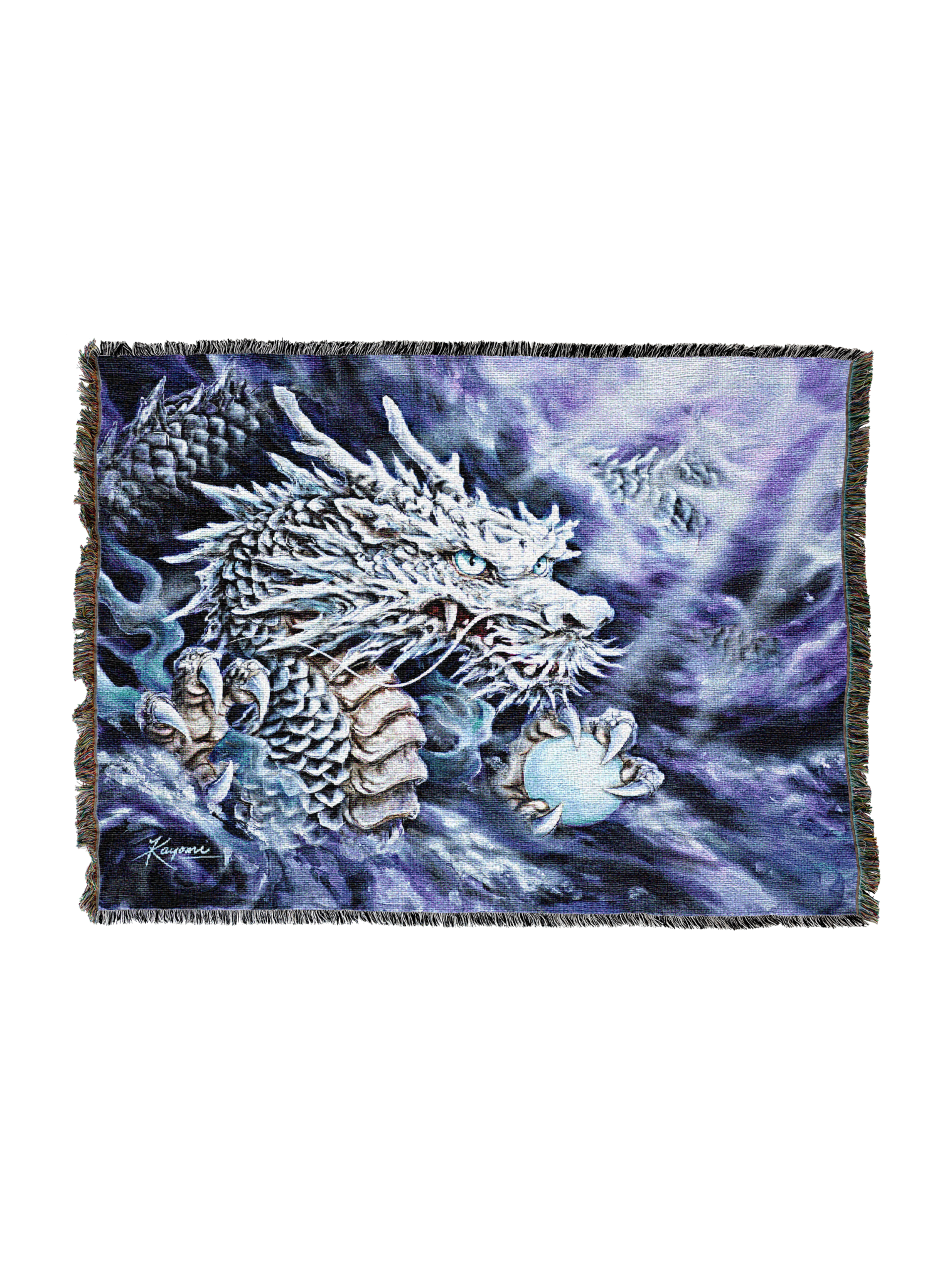 Silver Dragon Blanket