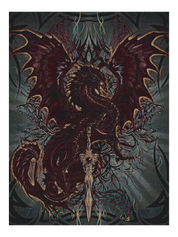 Bloodblade Fantasy Dragon Blanket