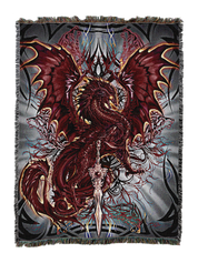 Bloodblade Fantasy Dragon Blanket