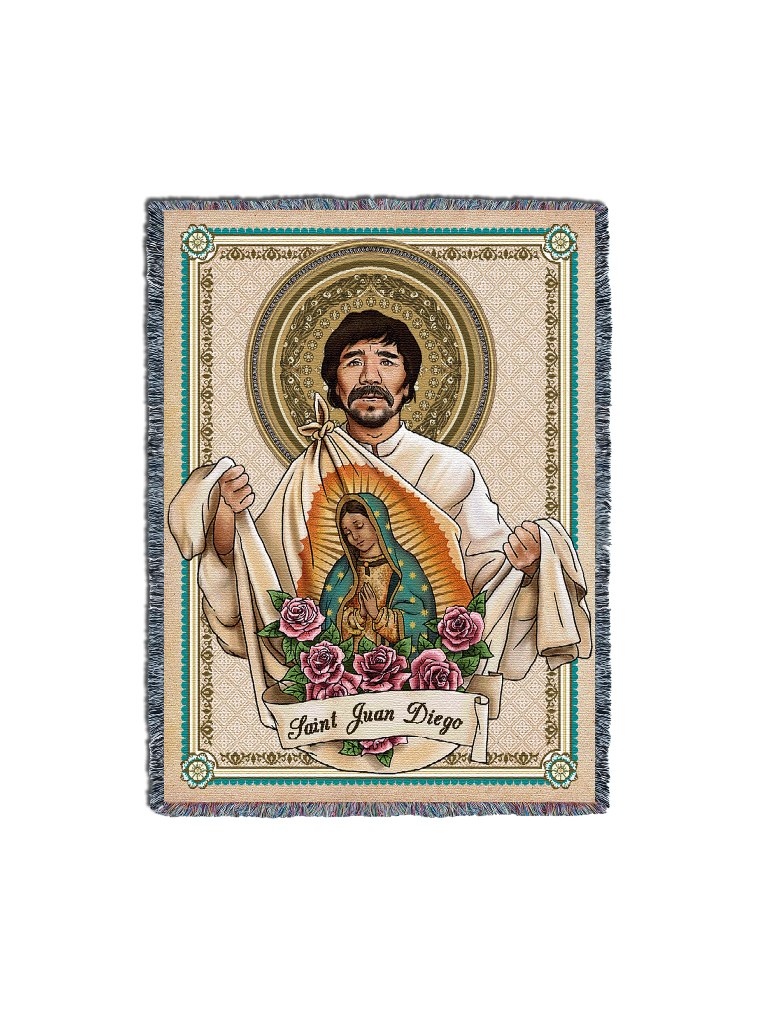 Saint Juan Diego Card Blanket
