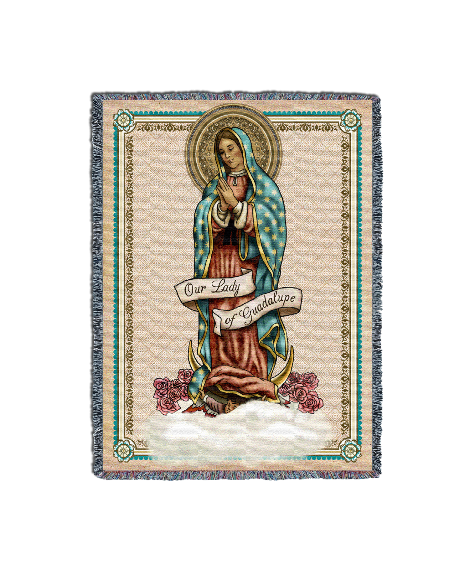 Saint Guadalupe Card Blanket