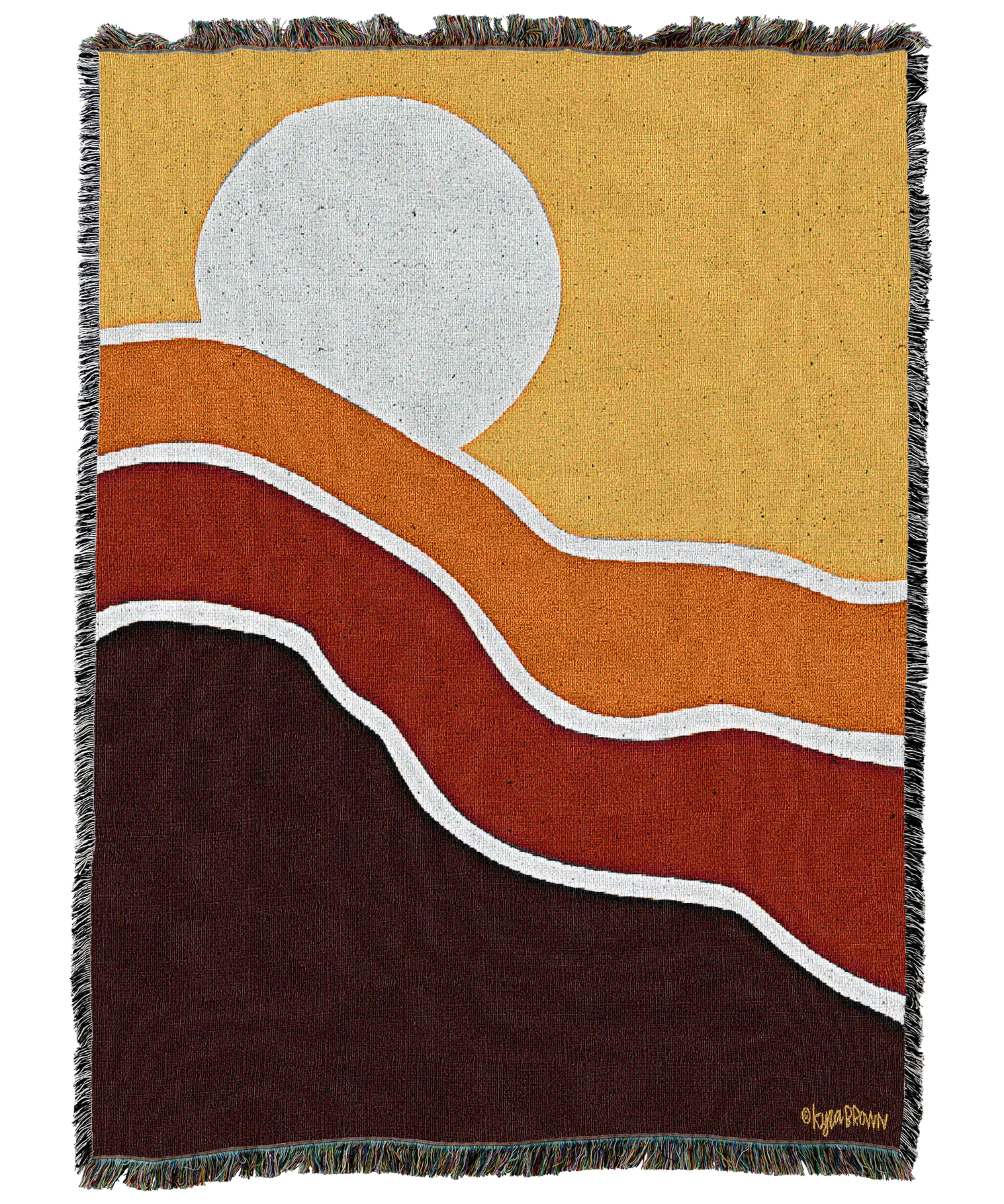 70s Sunset Blanket