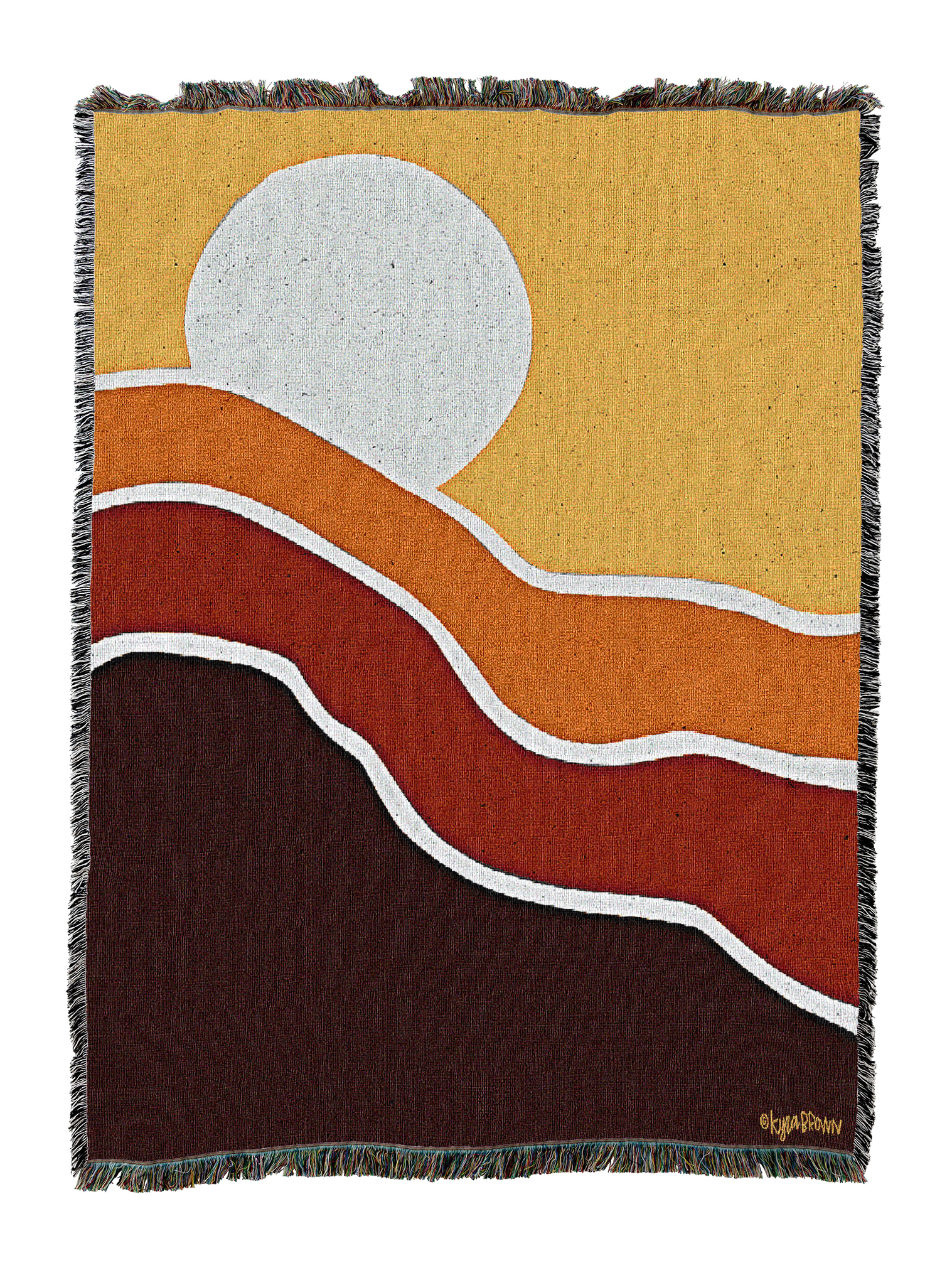 70S Sunset Blanket