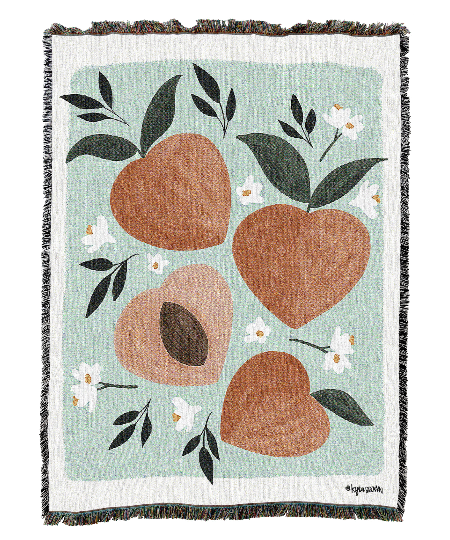 Pastel Peaches Blanket