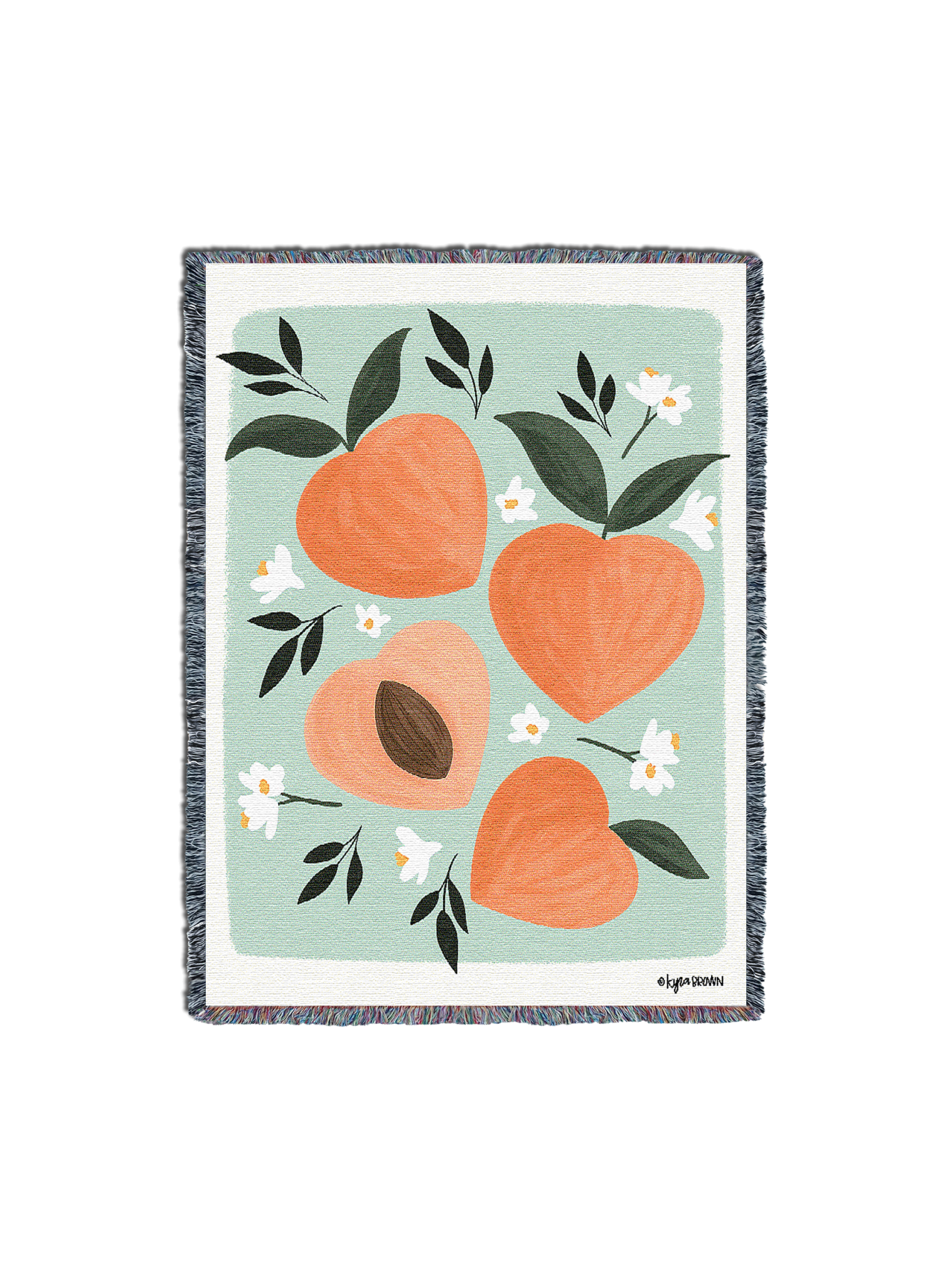 Pastel Peaches Blanket