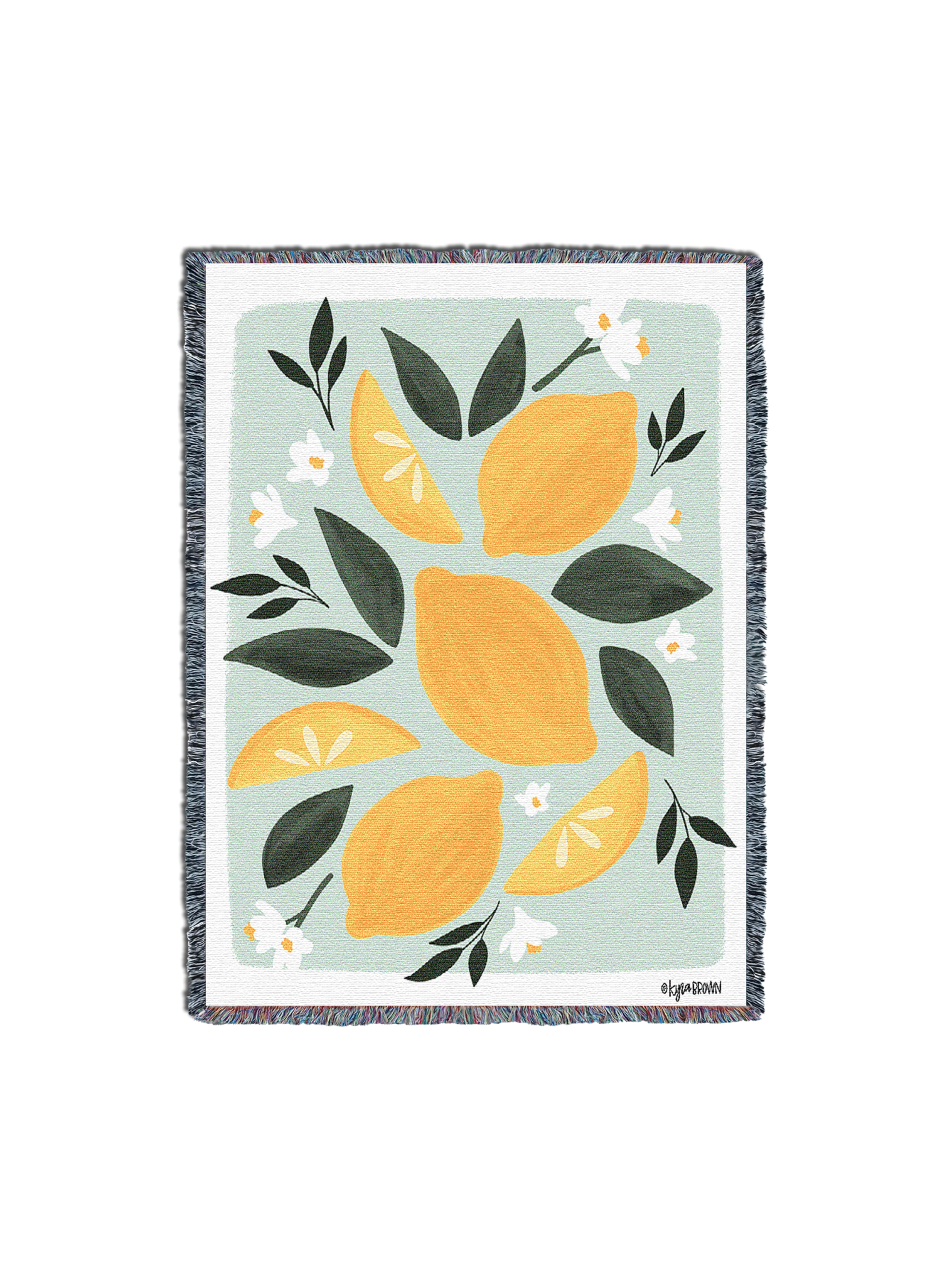 Pastel Lemons Blanket