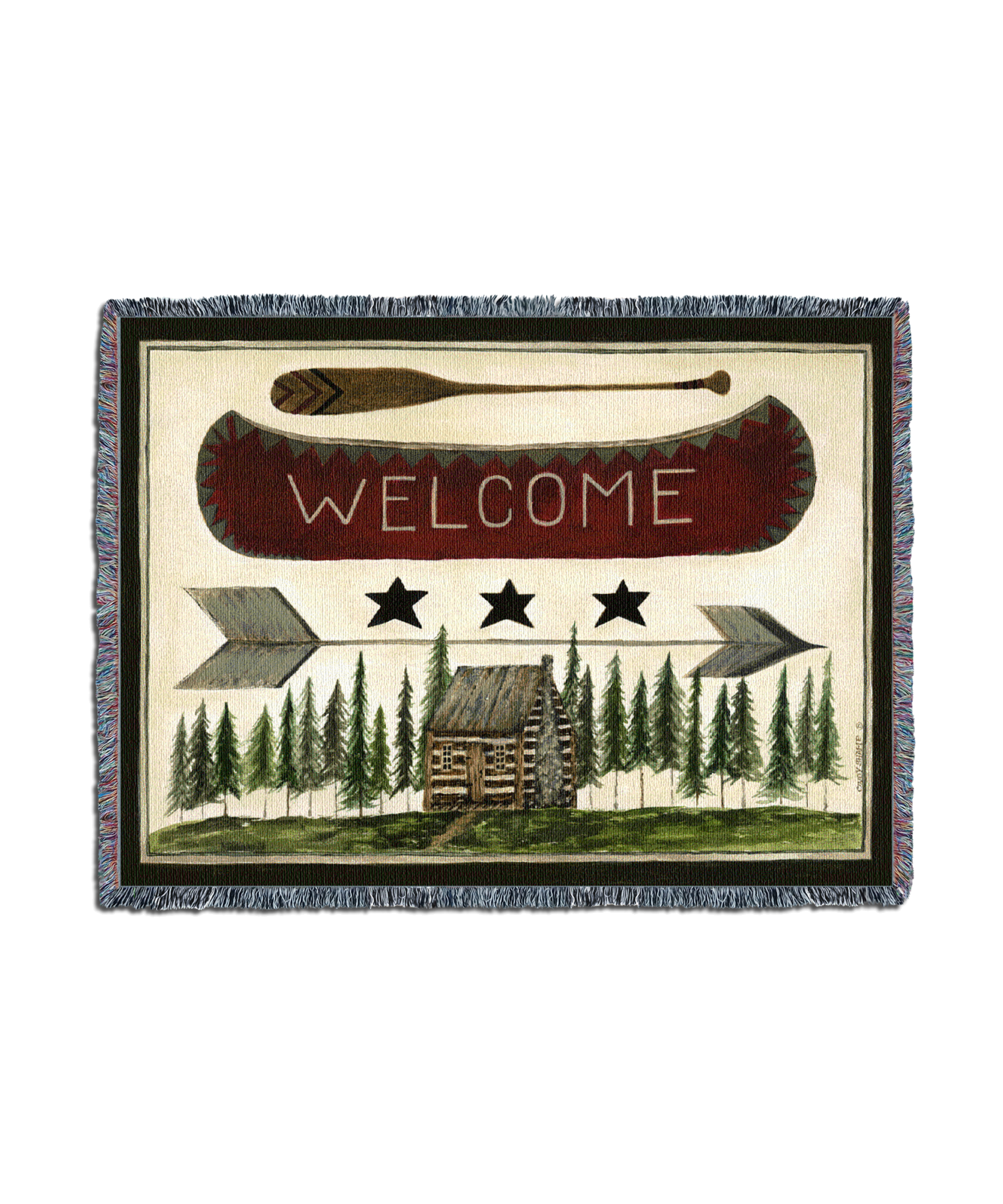 Welcome Canoe Blanket