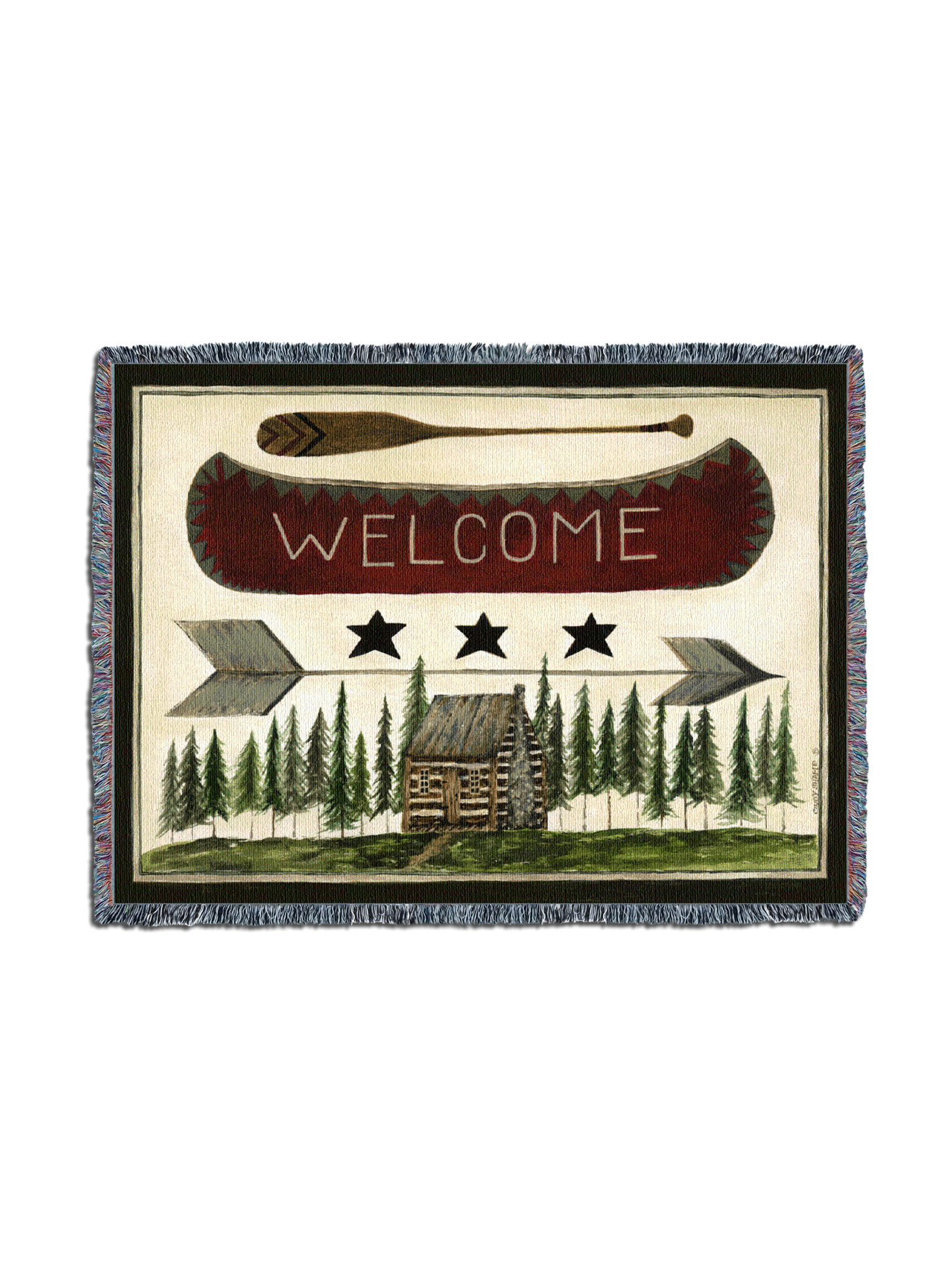 Welcome Canoe Blanket