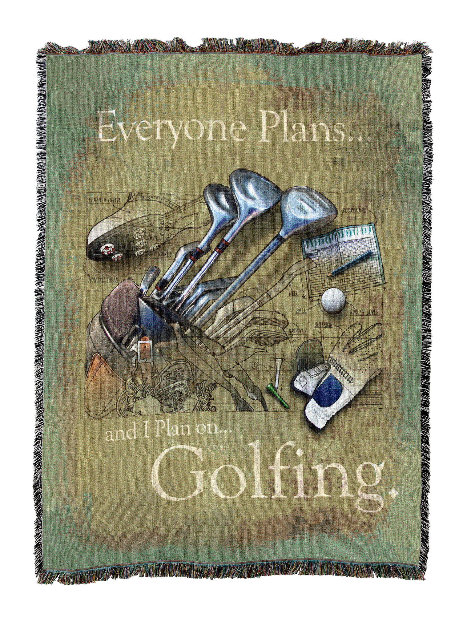 Plan To Golf Blanket