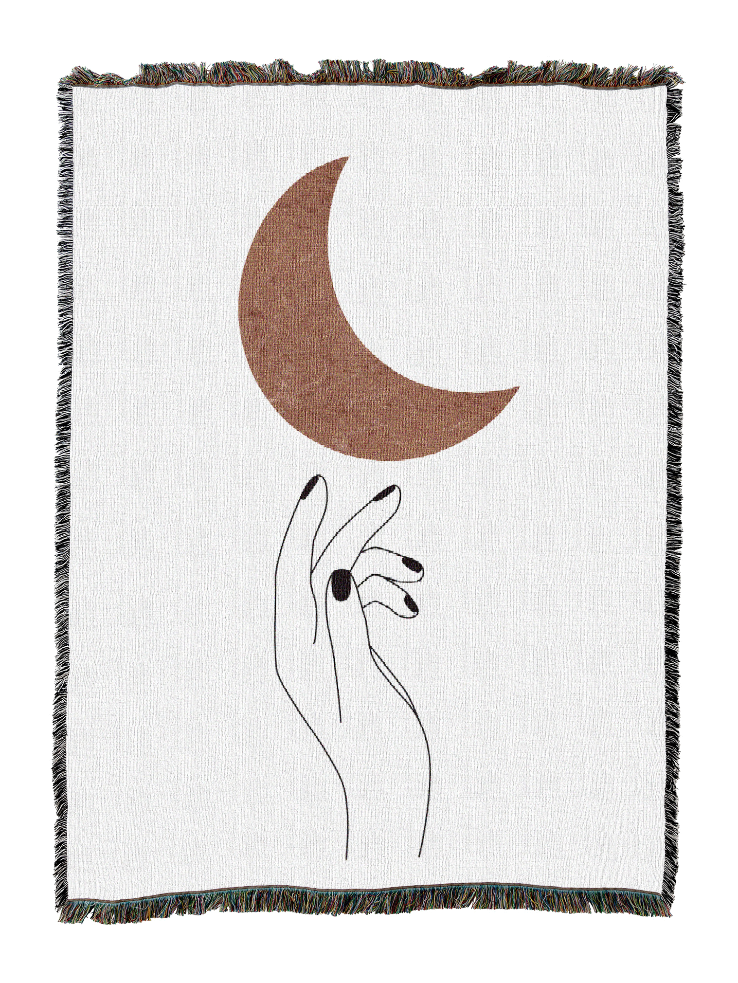 Hand With Moon Blanket