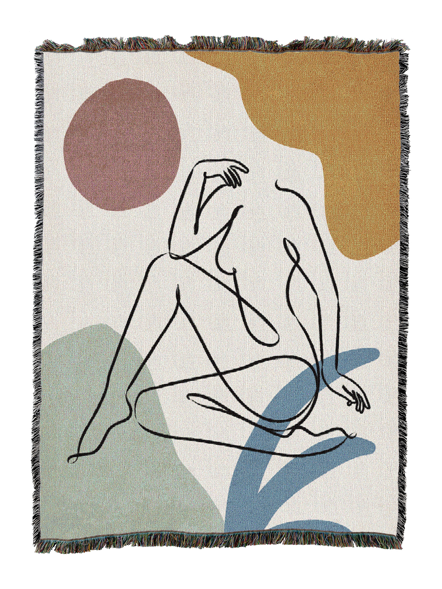 Colorful Nude 2 Blanket