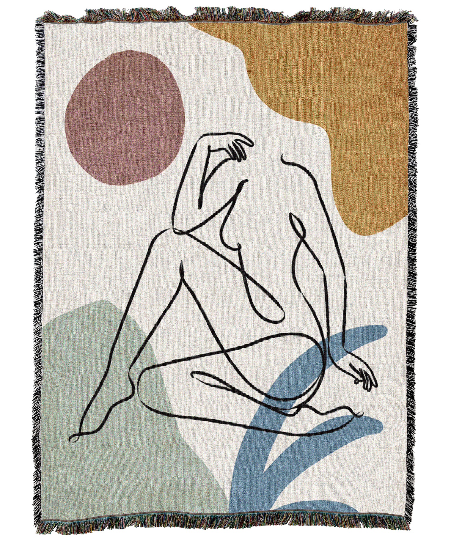 Colorful Nude 2 Blanket